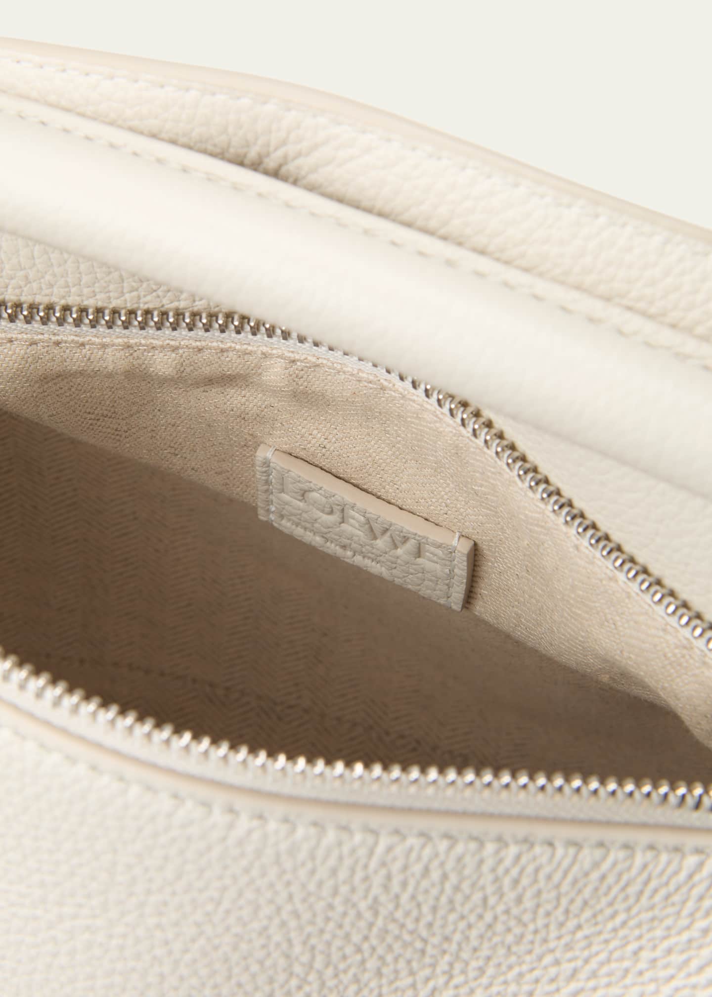 Loewe Puzzle Edge Small Top-Handle Bag in Soft Grained Leather Image 4 of 5