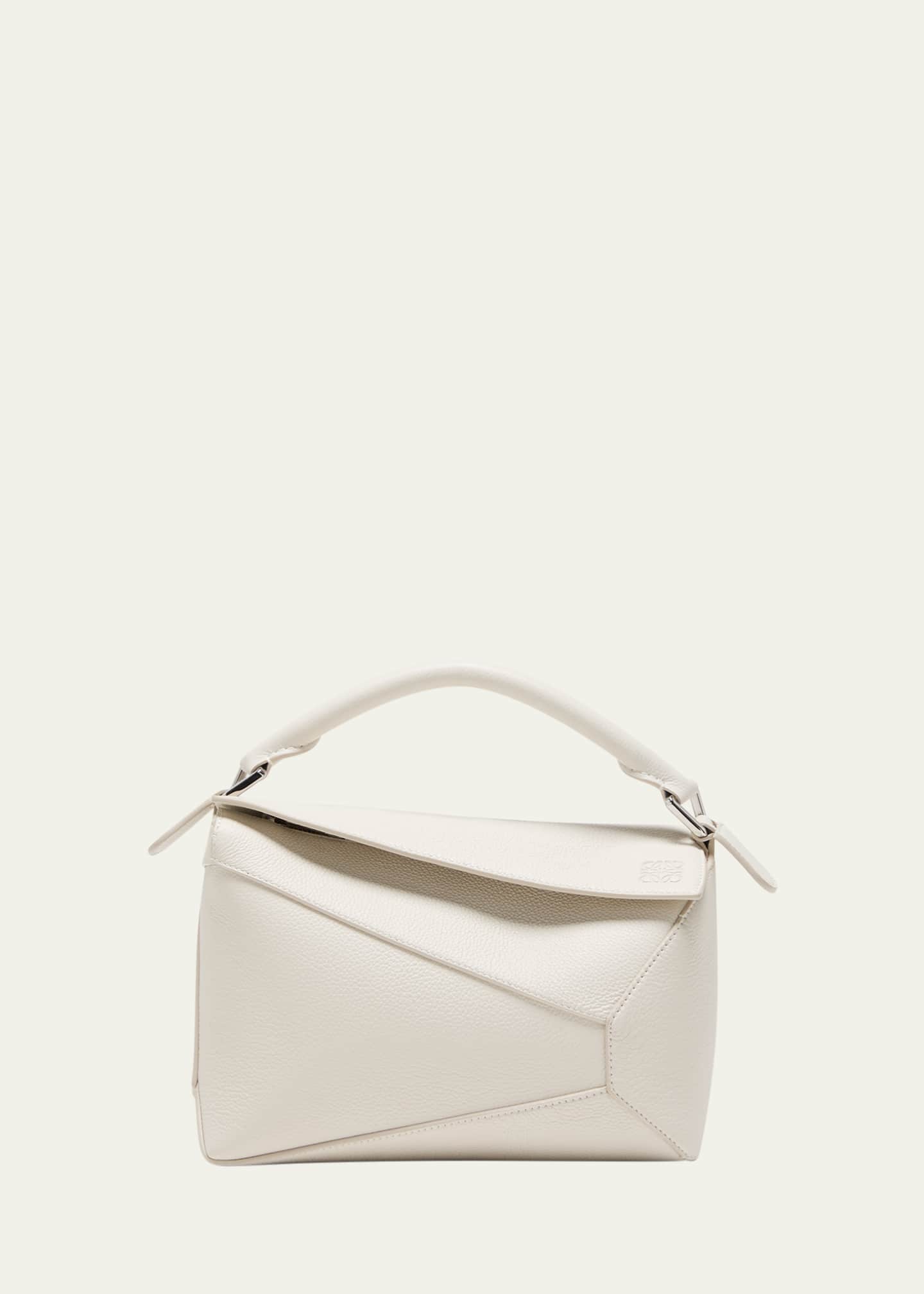 Loewe Puzzle Edge Small Top-Handle Bag in Soft Grained Leather Image 1 of 5