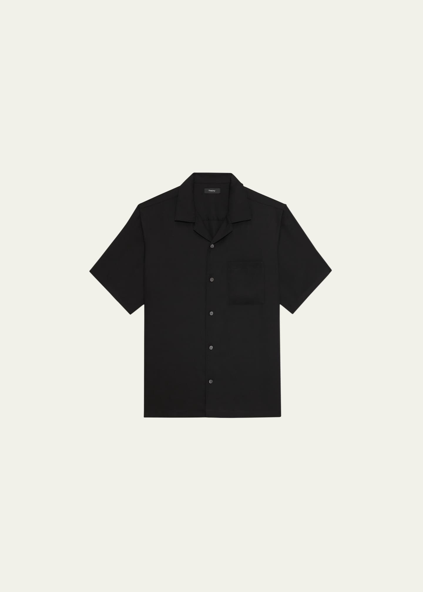Theory Men's Noll Tencel Twill Camp-Collar Shirt - Bergdorf Goodman