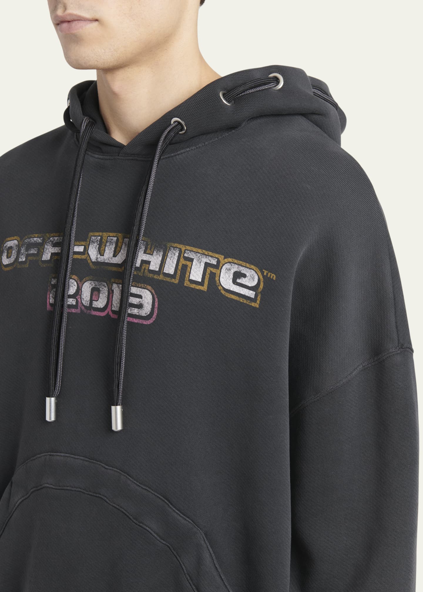 Off White Men s Bacchus Hoodie with Double Drawstring Bergdorf