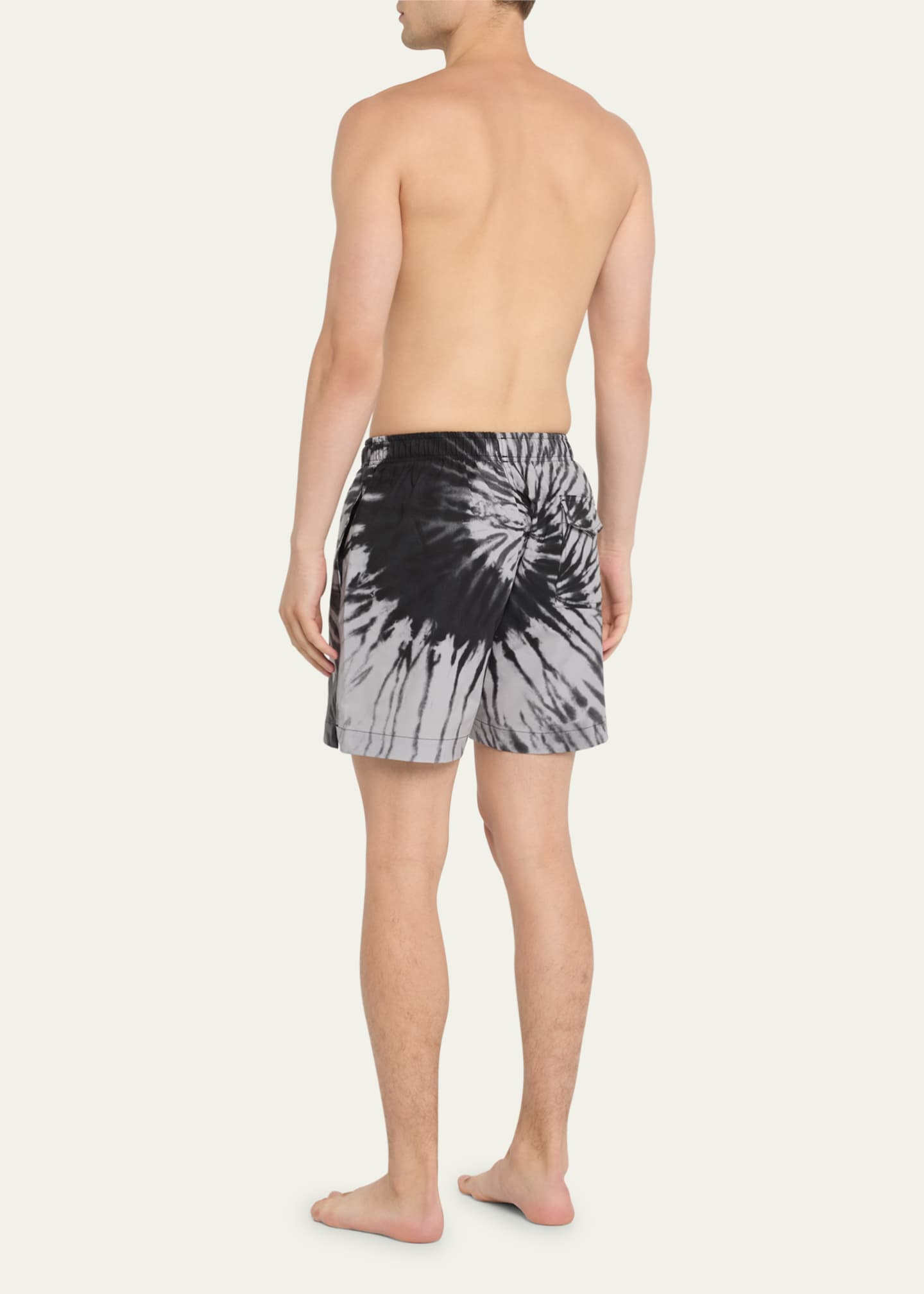 PURPLE Men's TieDye Swim Shorts Bergdorf Goodman