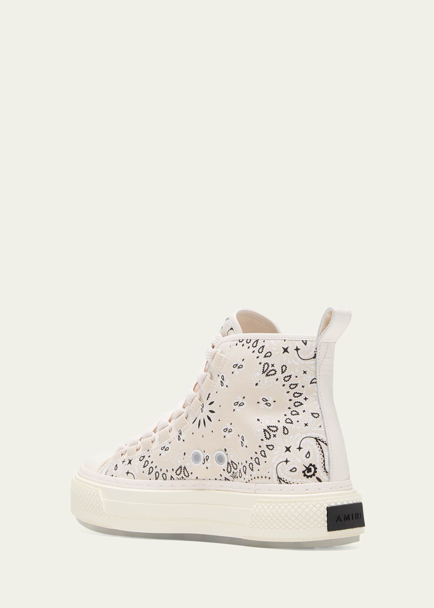 Amiri Bandana High Top Court Sneakers Bergdorf Goodman