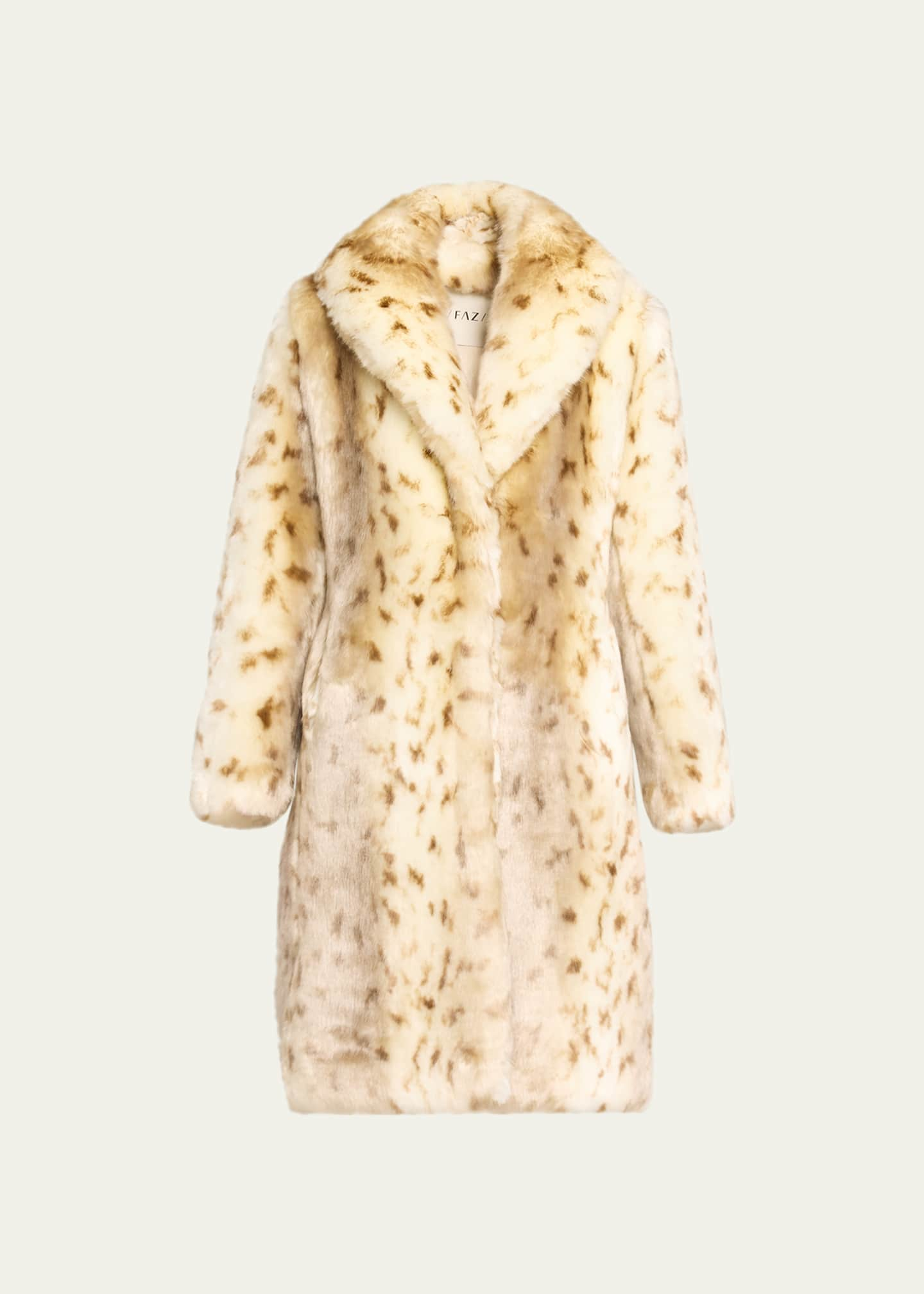 FAZ Show Lynx Faux Fur Coat - Bergdorf Goodman