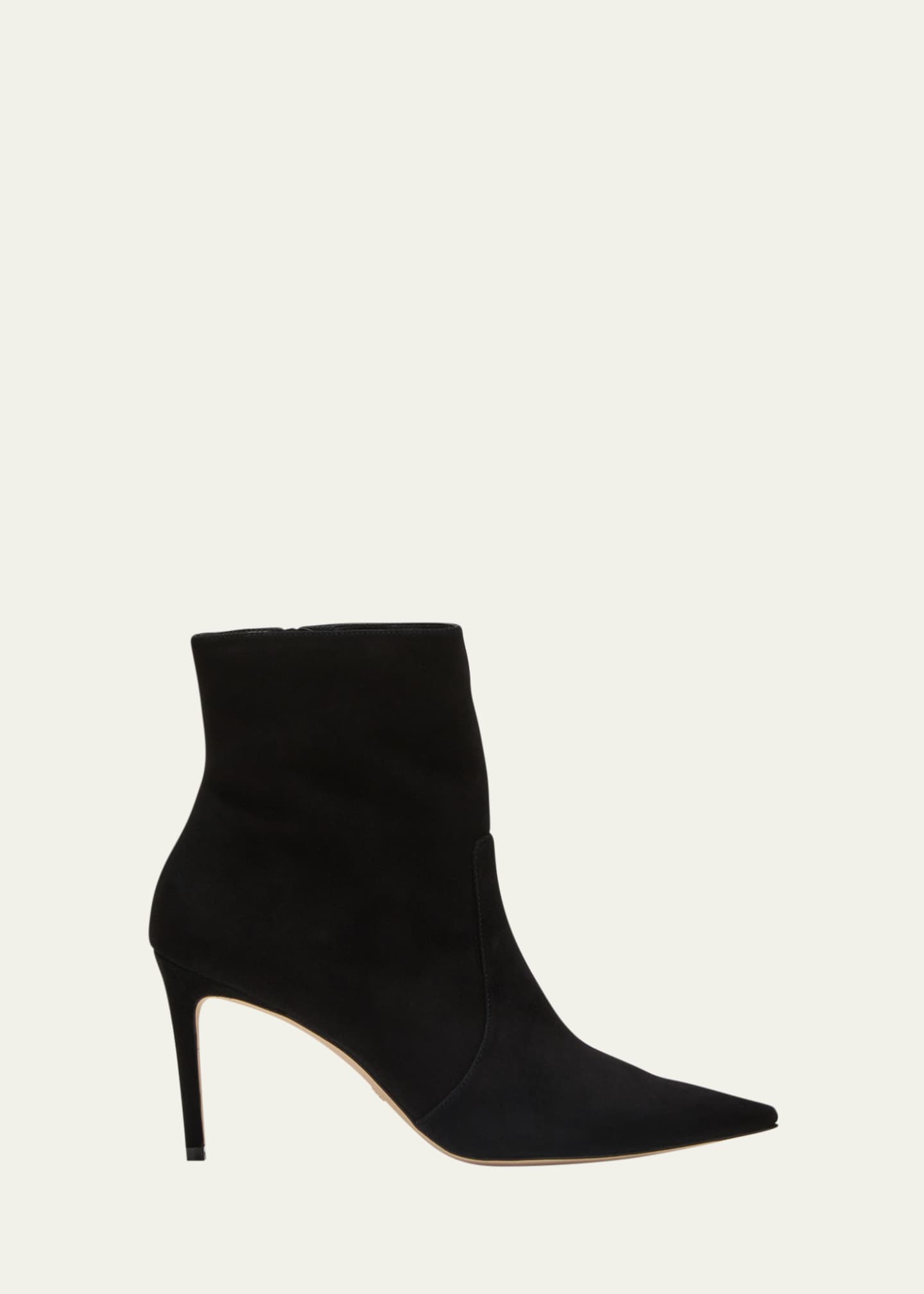 Stuart Weitzman Stuart Suede Stiletto Ankle Booties Bergdorf Goodman
