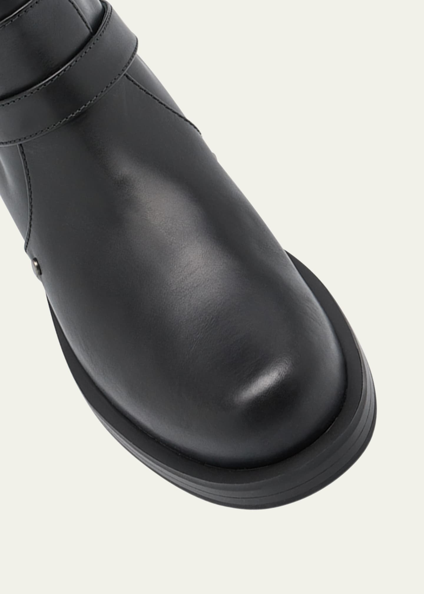 Stuart Weitzman Women's Maverick 40mm Leather Booties - Black - Size 8