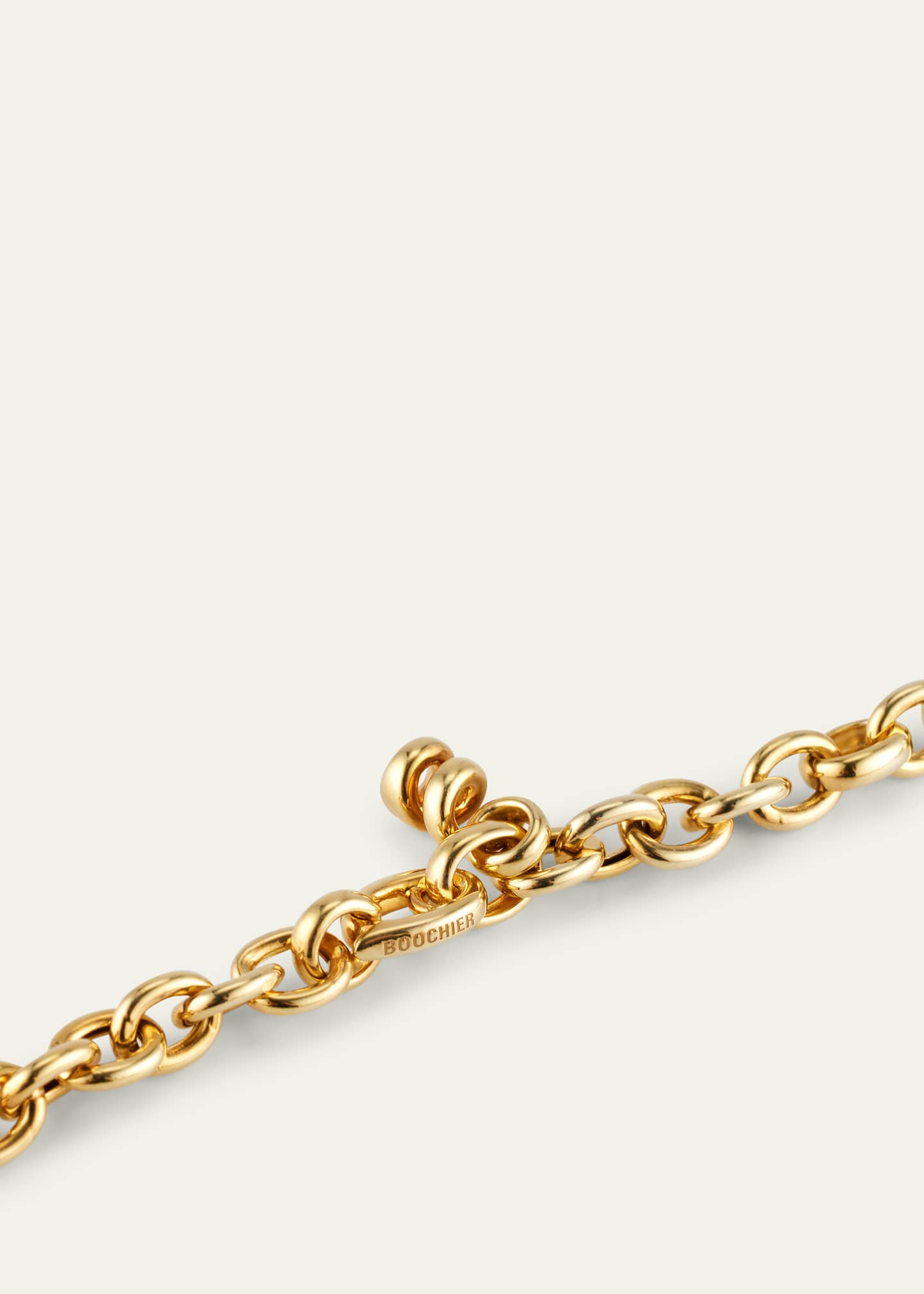 Boochier 18K Yellow Gold Diamond Slinkee Necklace Image 4 of 4