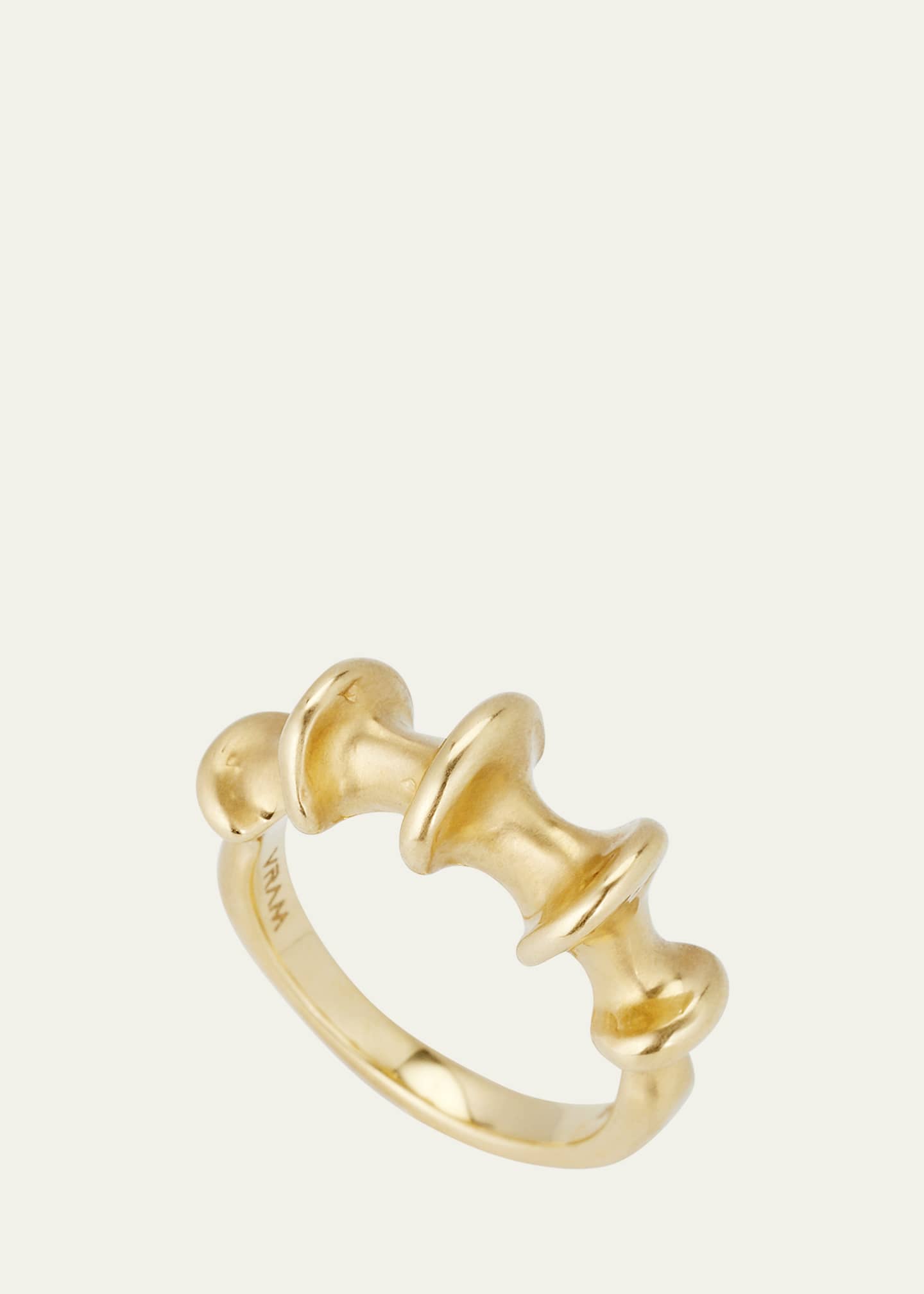 Vram Yellow Gold Chrona Band Ring, Size 6.5 Image 4 of 4