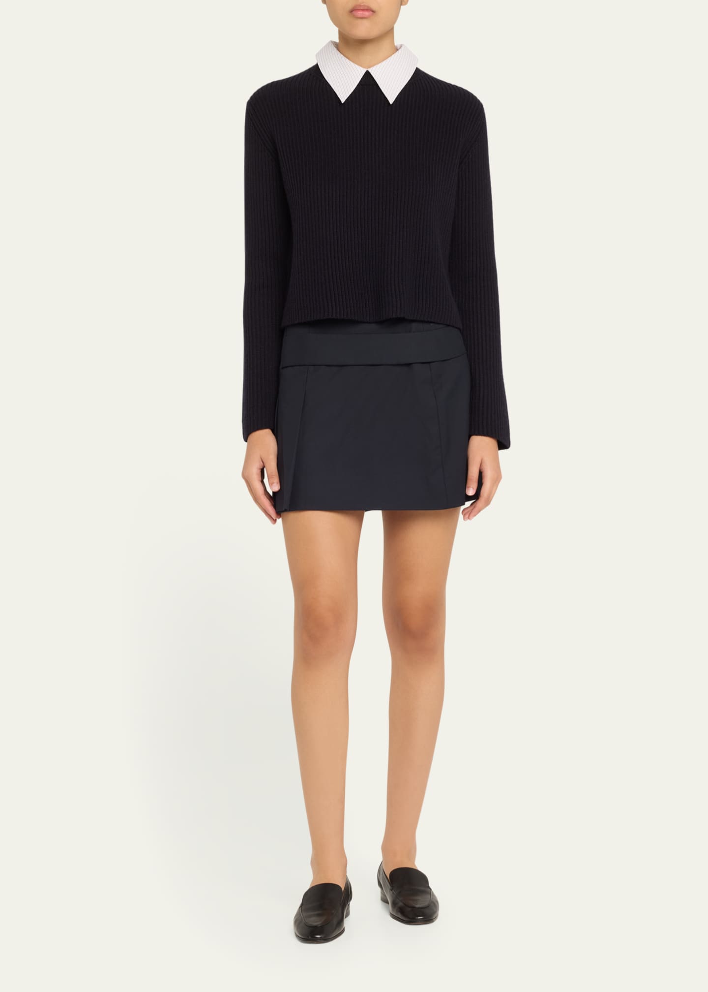 WE-AR4 The Collegiate Pleated Plaid Mini Skirt Image 2 of 5