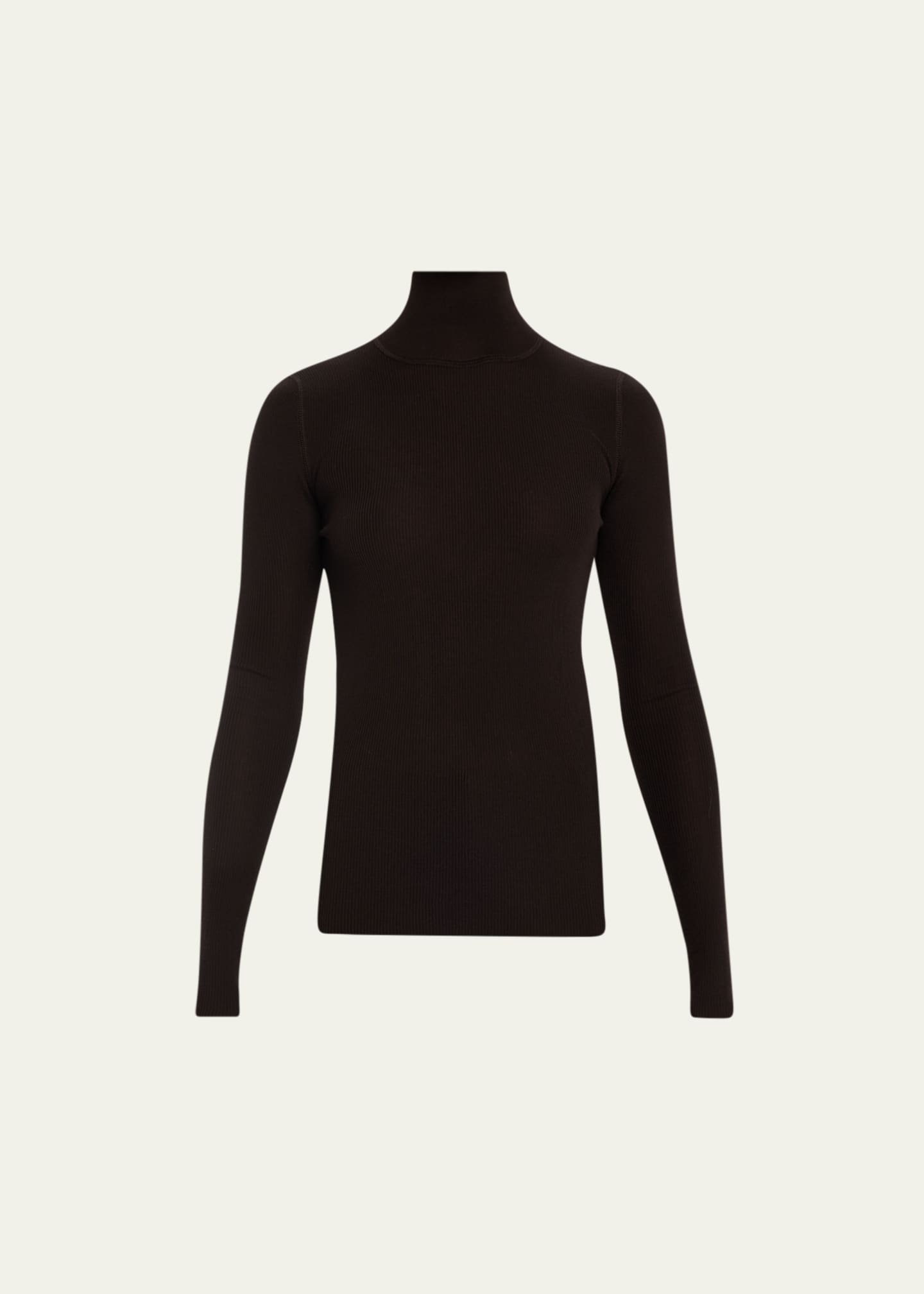Bottega Veneta Wool Rib Underpinning Sweater Image 1 of 5