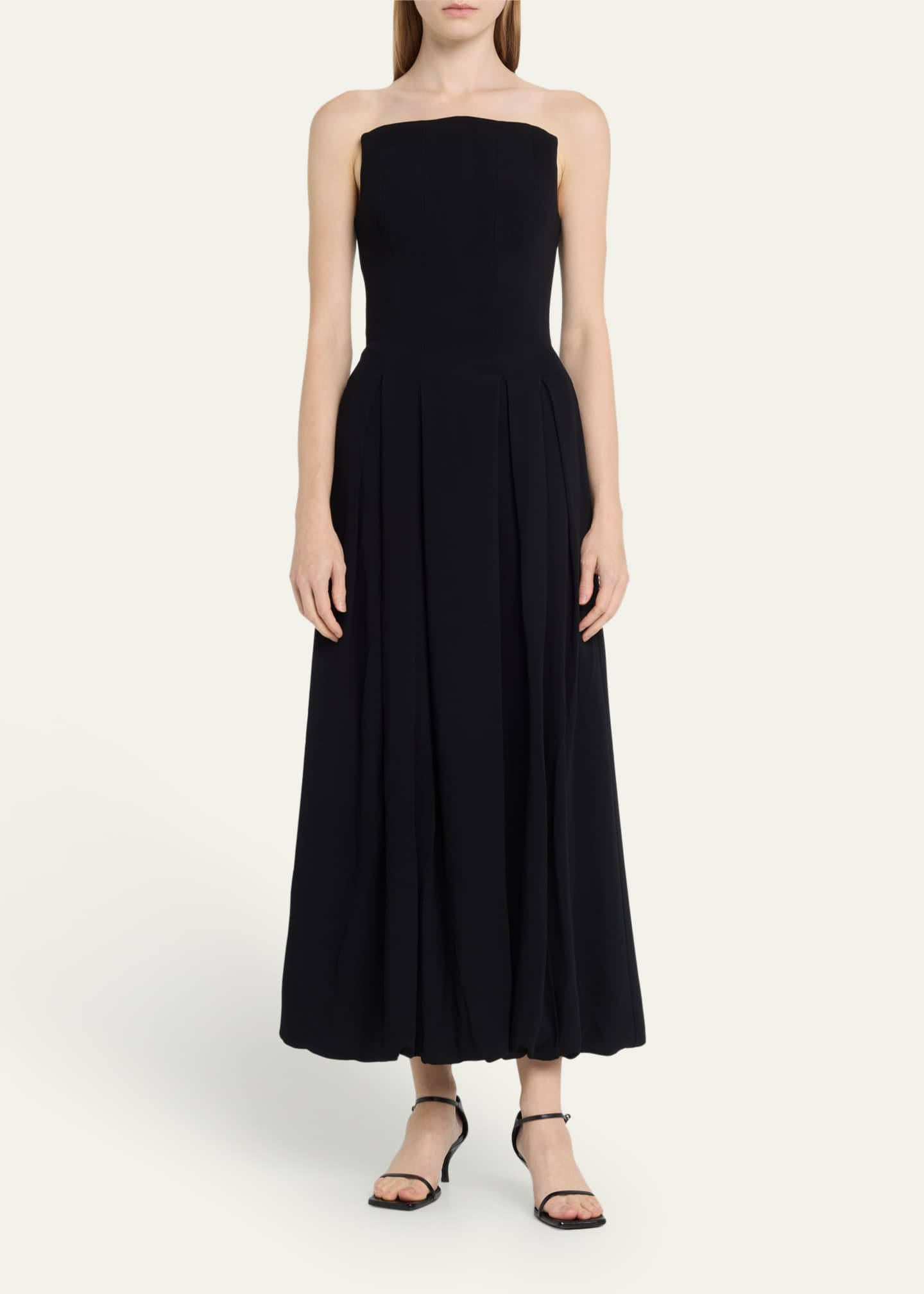 Strapless a line midi dress discount