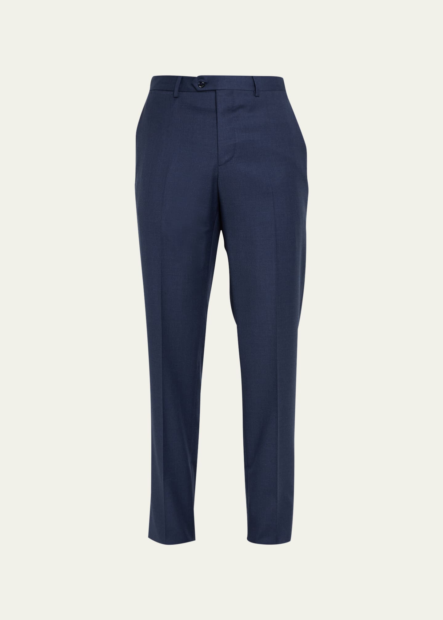 Giorgio Armani Men s Solid Wool Dress Pants Bergdorf Goodman
