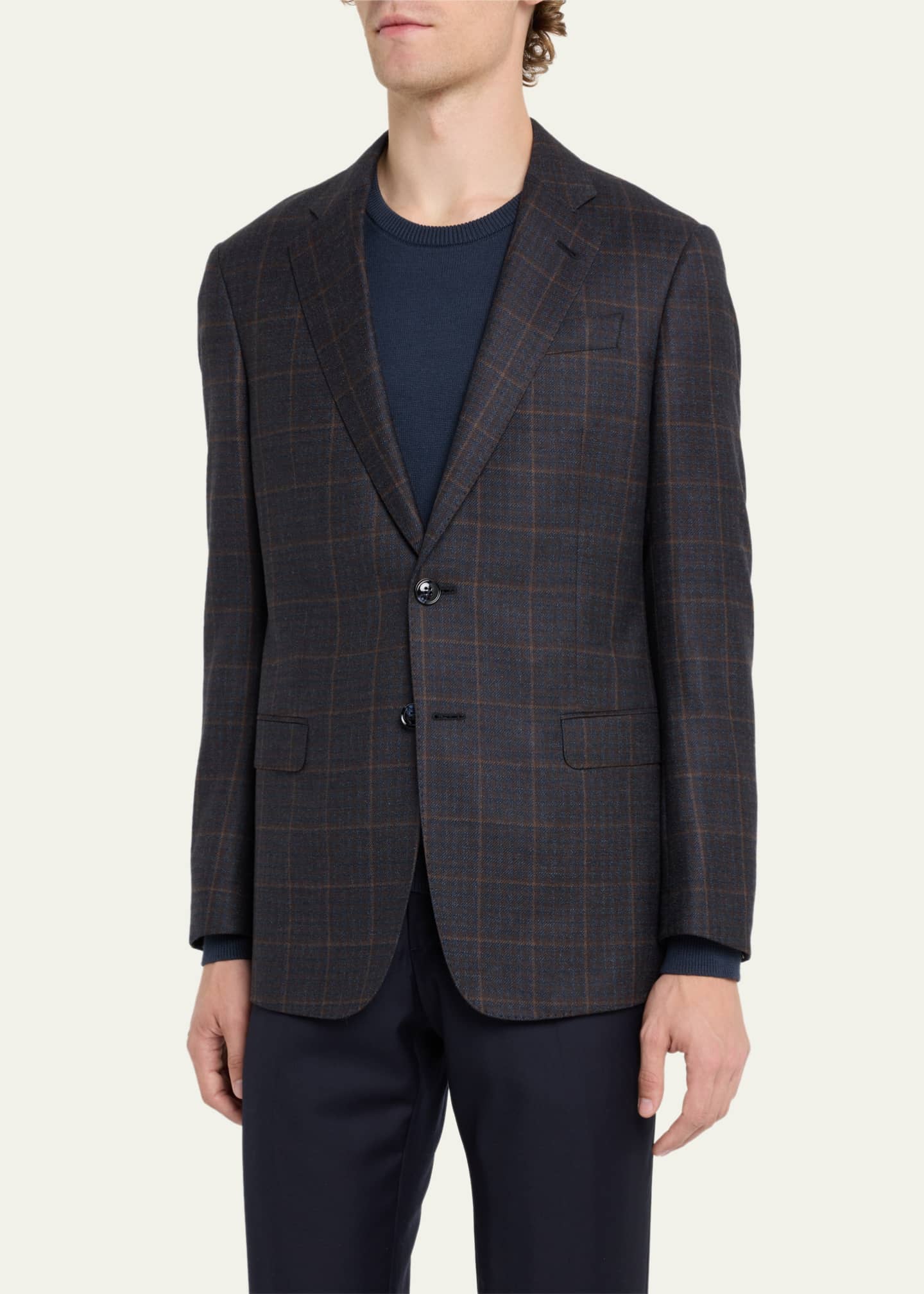 Armani wool blazer discount