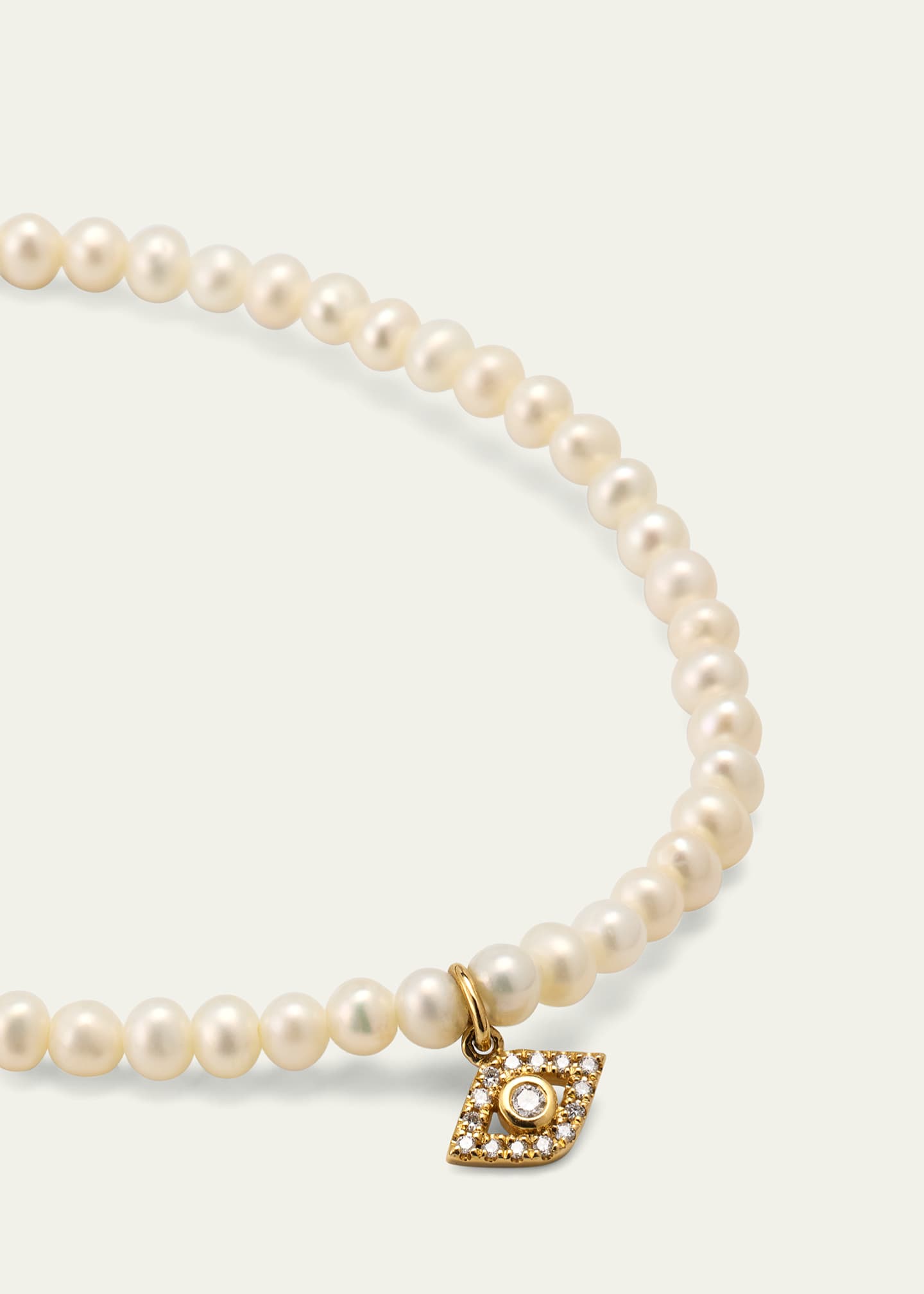 Sydney Evan Little Loves Girl's 14k Evil Eye Beaded Charm Bracelet Image 2 of 3