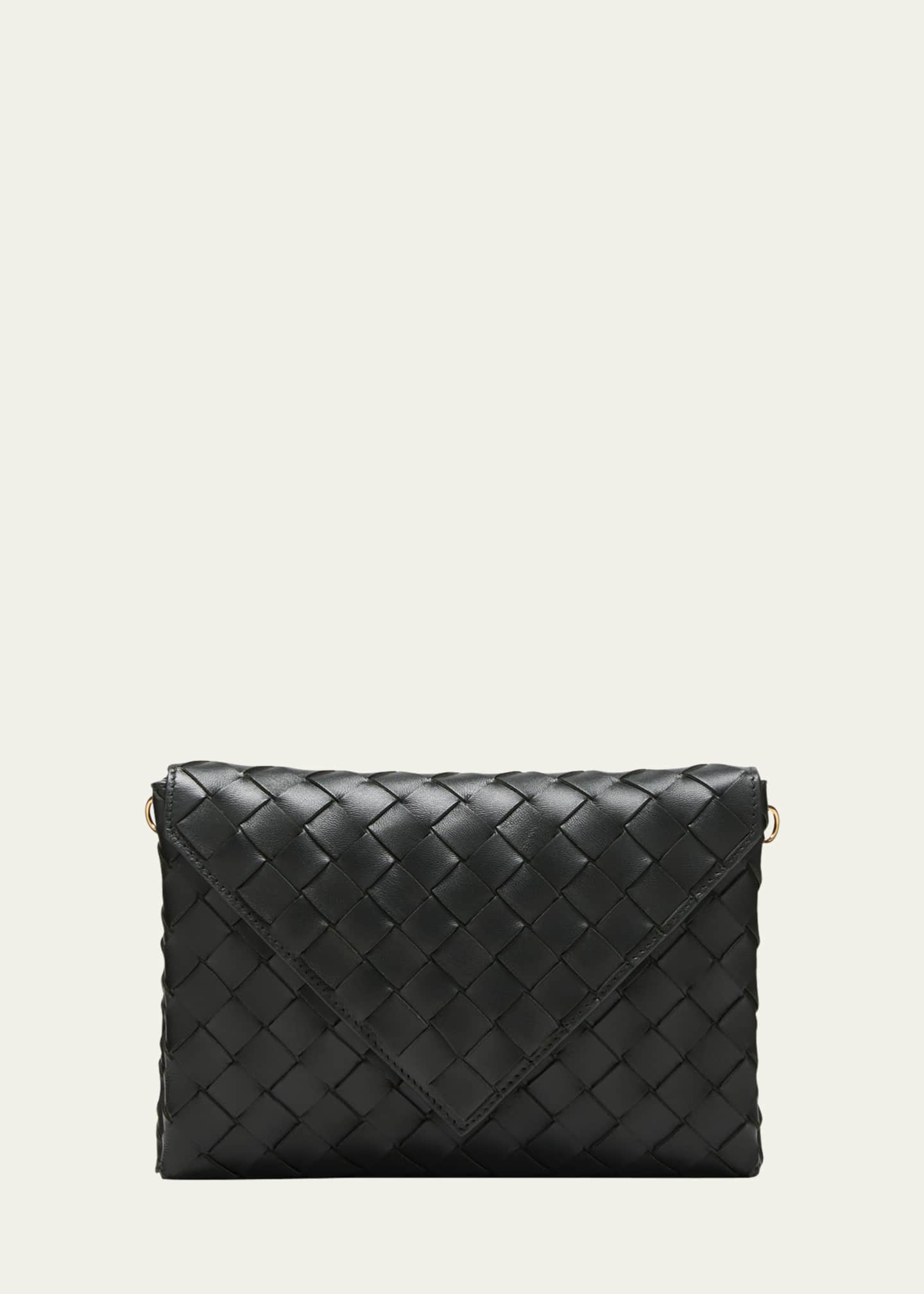 Bottega Veneta Cassette Intrecciato Leather Wallet on Chain