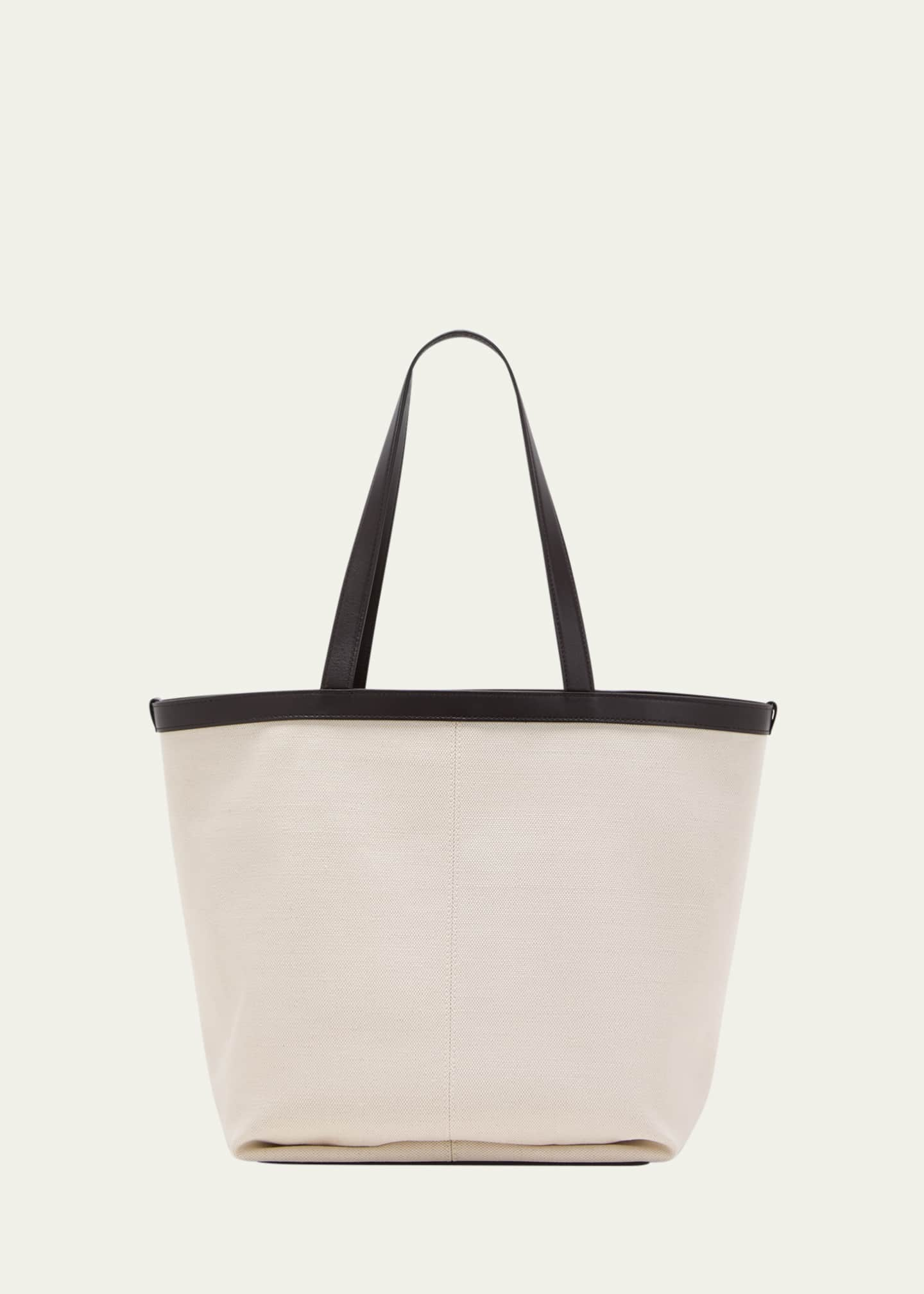 Luxury Leather Tote Bag | Off White