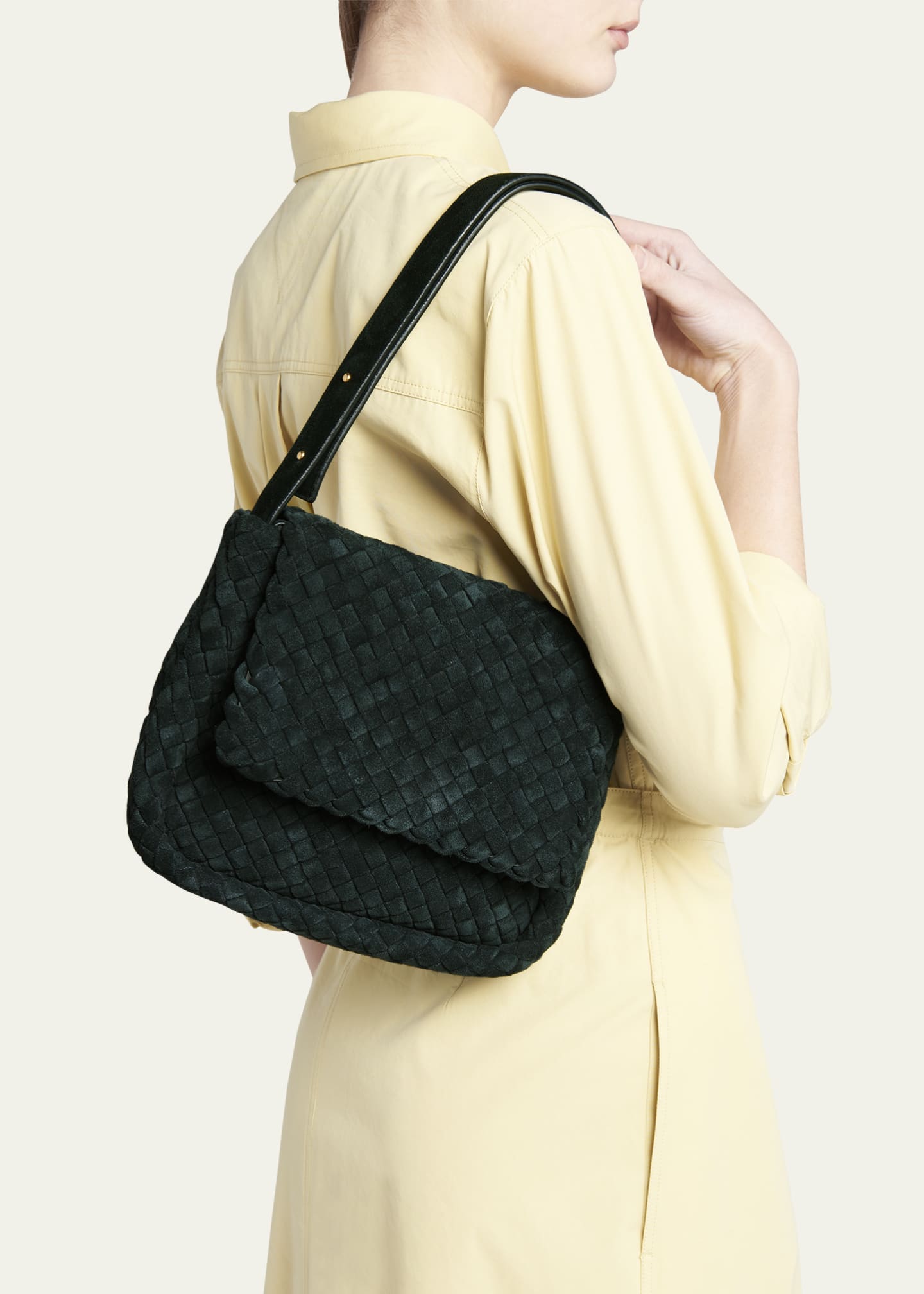 Bottega Veneta Loop Small Intrecciato Napa Shoulder Bag - Bergdorf Goodman