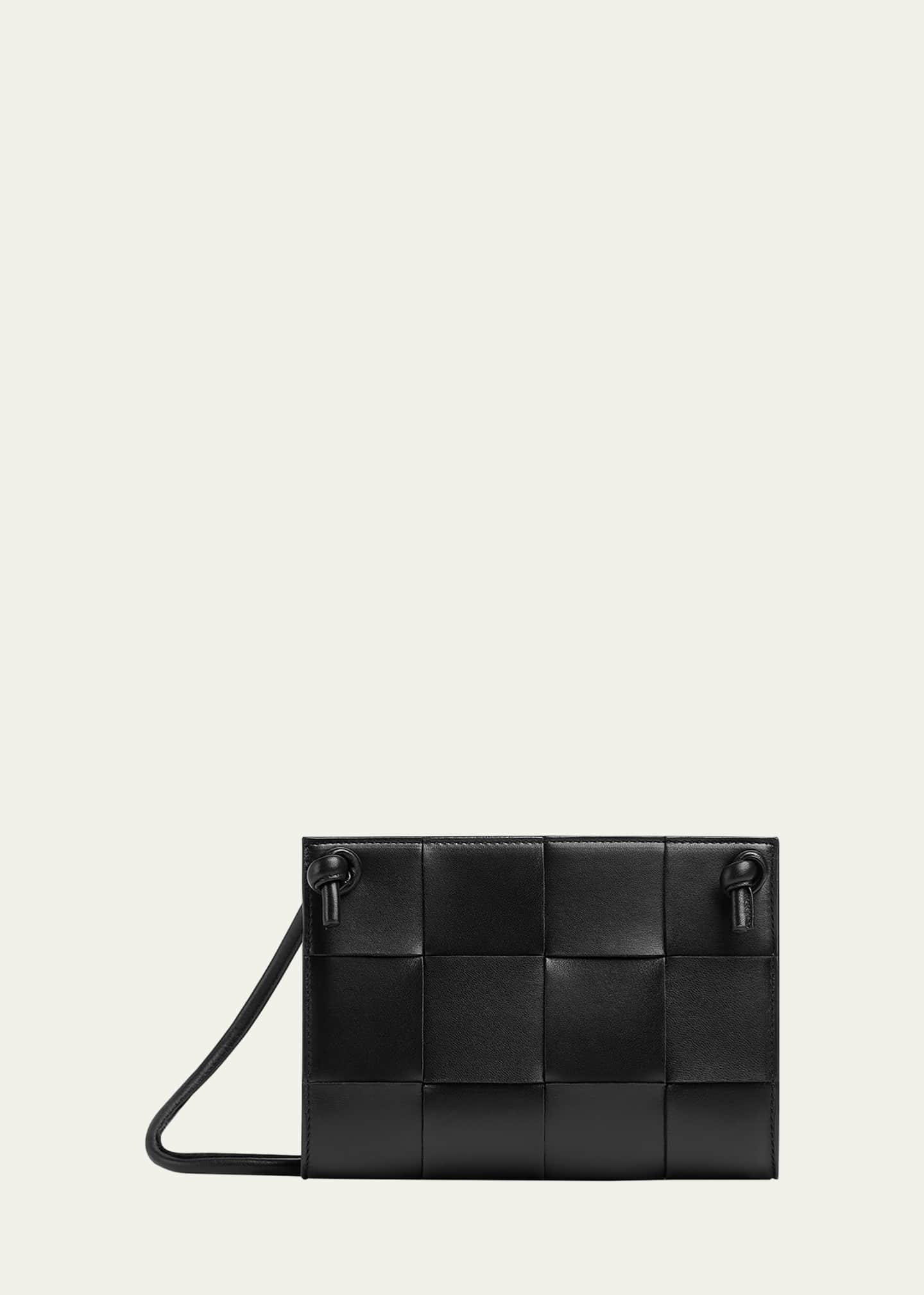 Bottega Veneta Cassette Intreccio Leather Shoulder Bag - Bergdorf Goodman