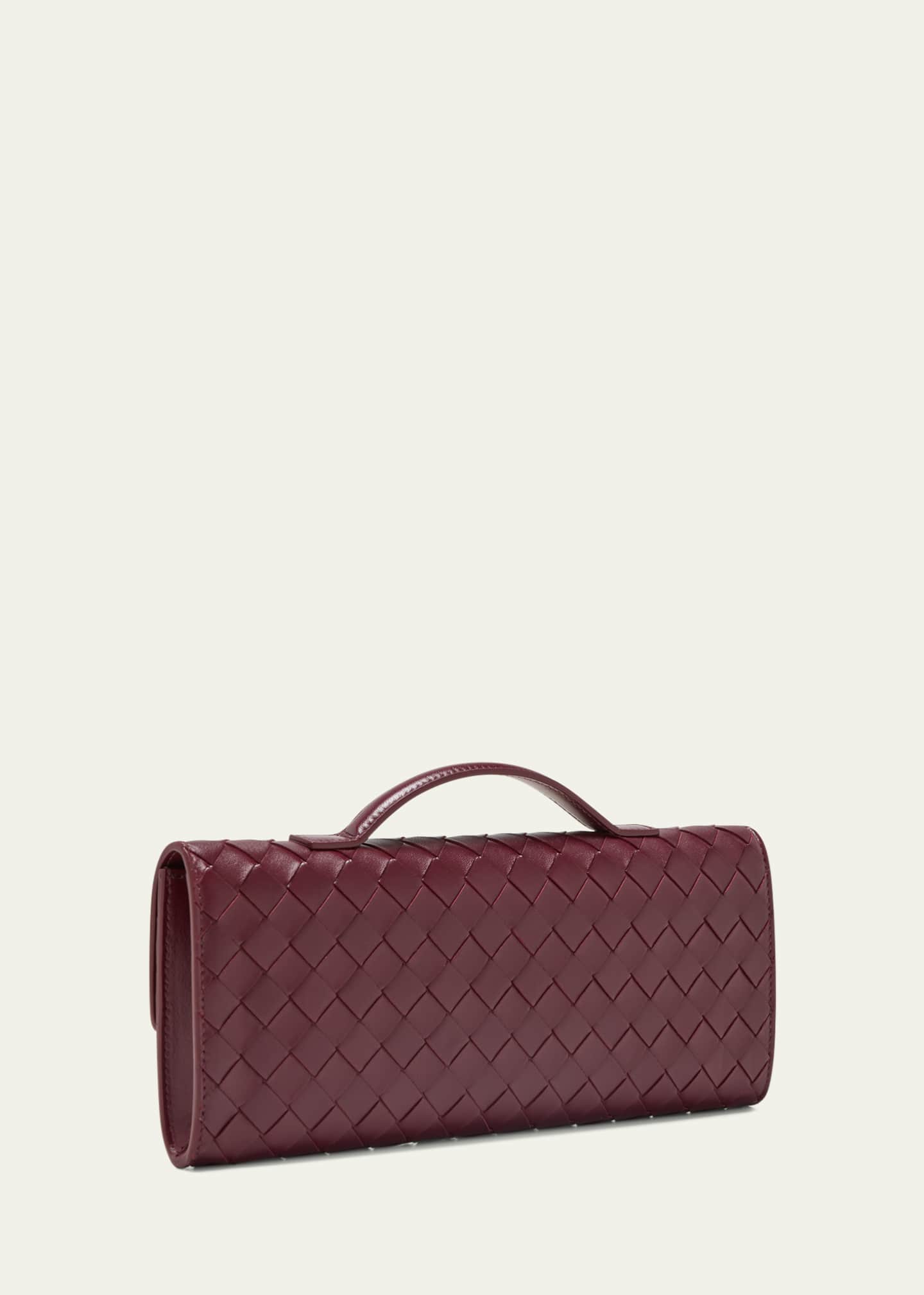 Bottega Veneta Long Andiamo Clutch Bag with Handle