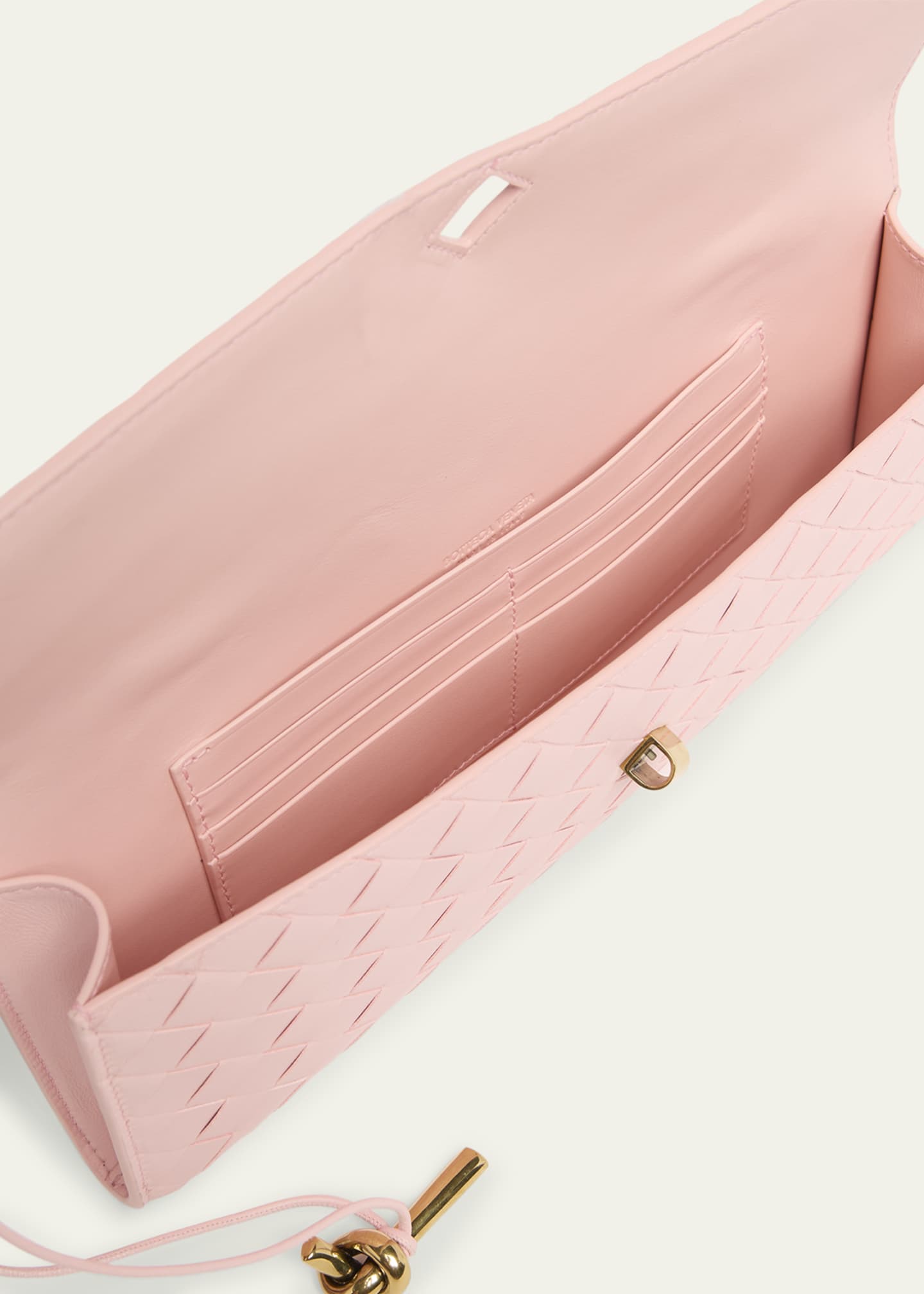 Bottega Veneta Long Andiamo Clutch Bag with Handle Image 4 of 6
