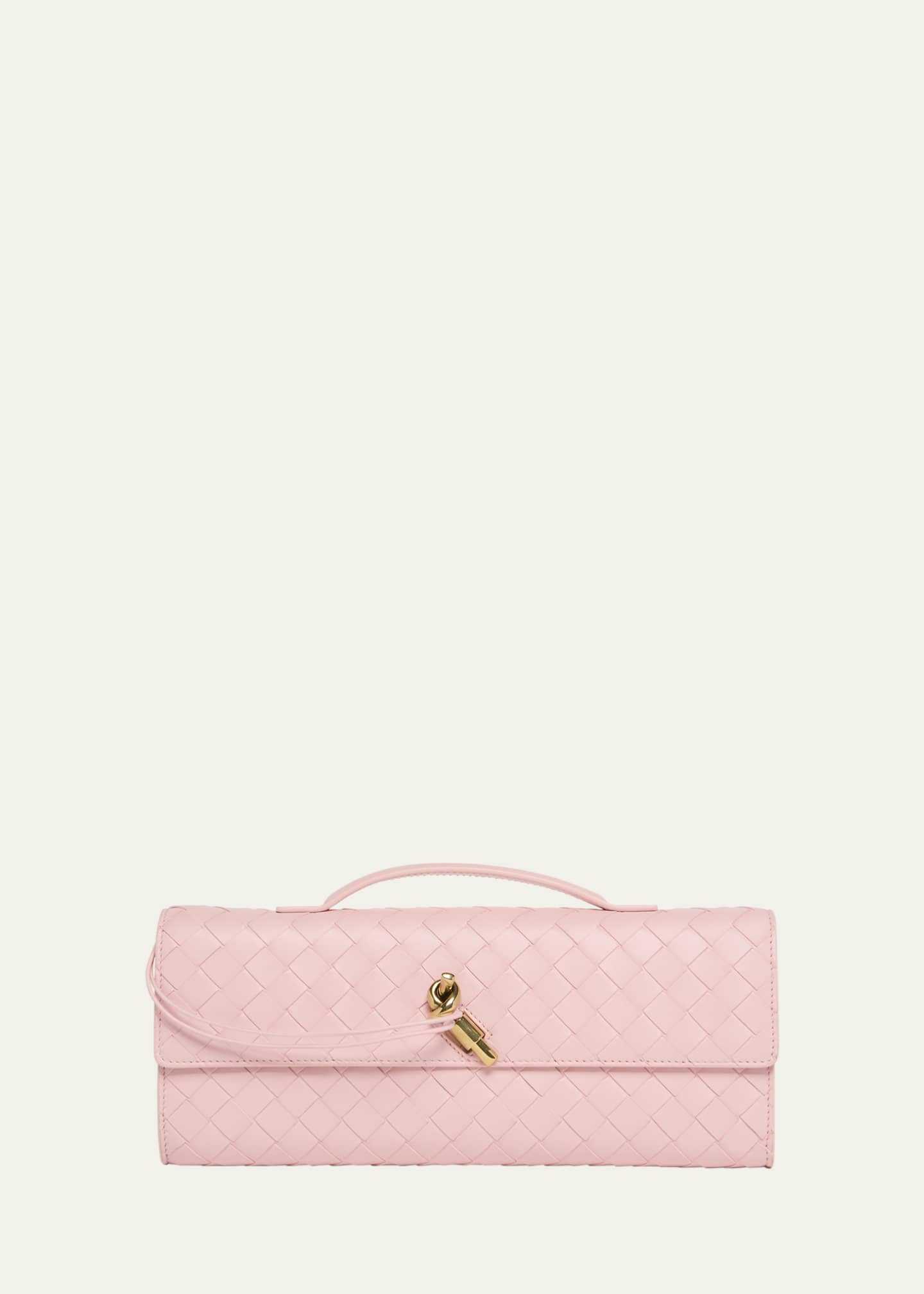 Bottega Veneta Long Andiamo Clutch Bag with Handle Image 1 of 6