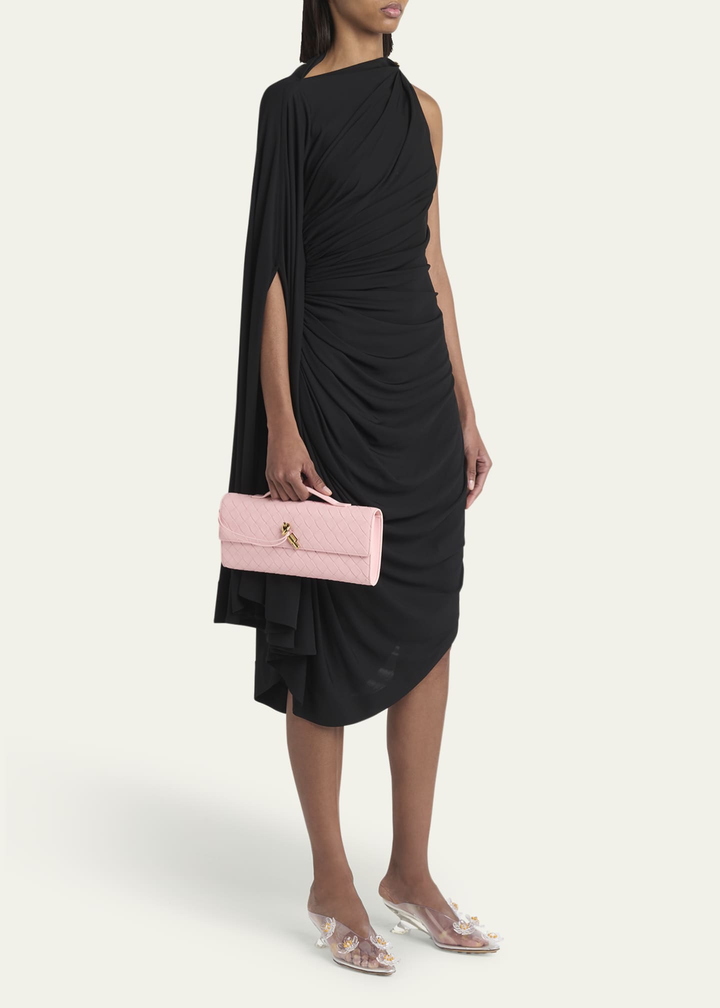 Bottega Veneta Long Andiamo Clutch Bag with Handle Image 5 of 6