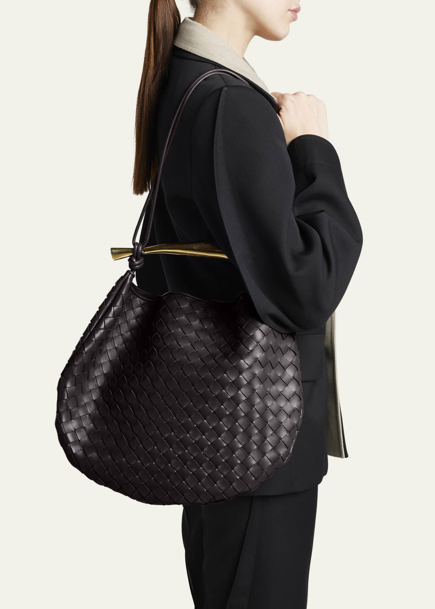 Bottega Veneta Sardine Leather Shoulder Bag