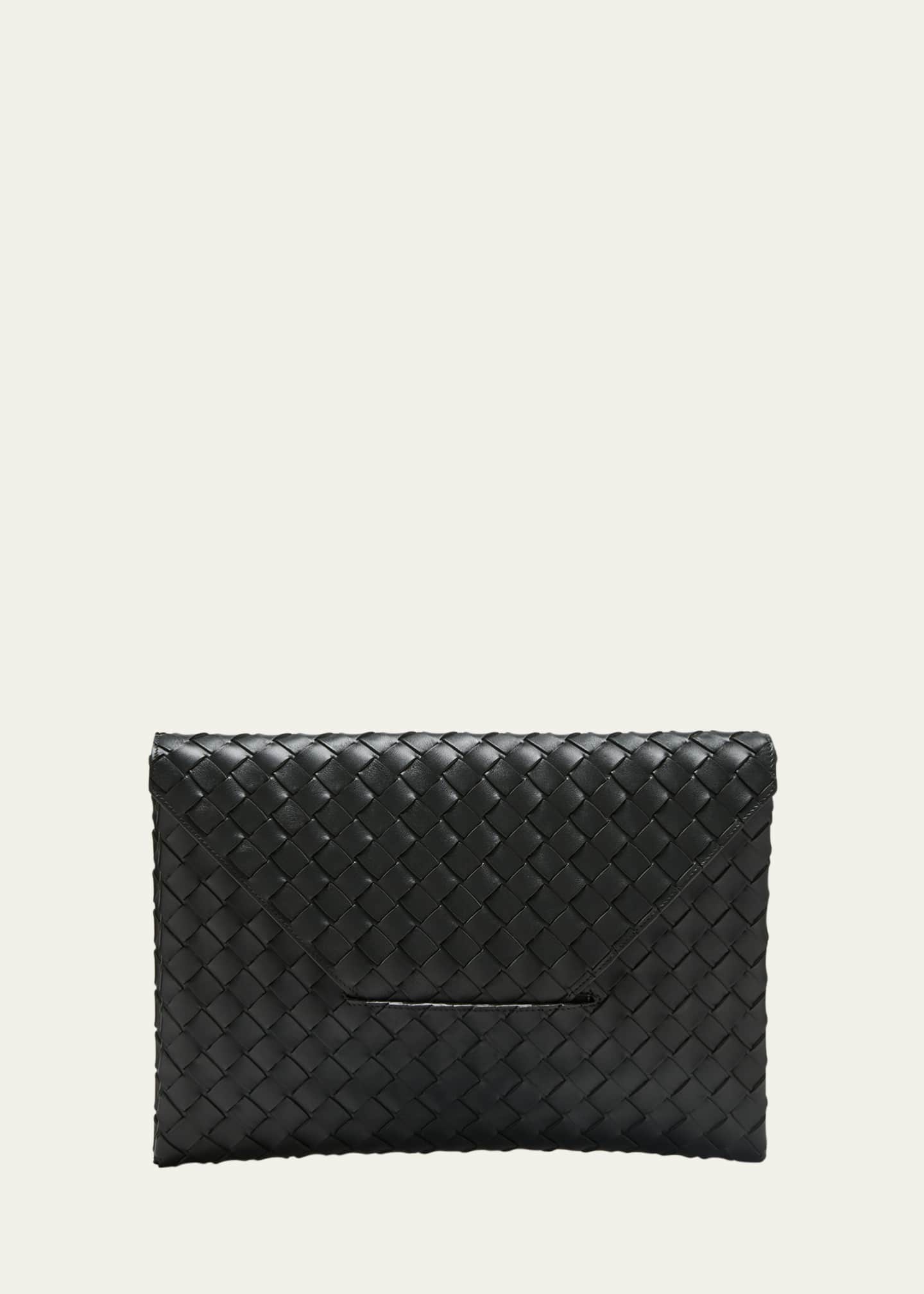 Bottega Veneta Cassette Pouch Intrecciato Leather Clutch Bag - Bergdorf ...