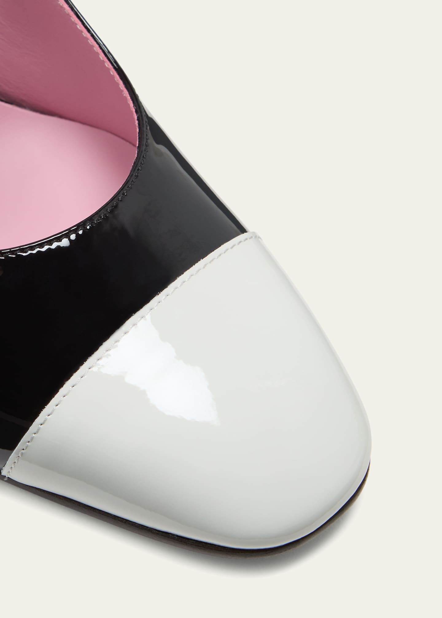 CAREL Papaya Bicolor Patent Slingback Pumps Image 5 of 5