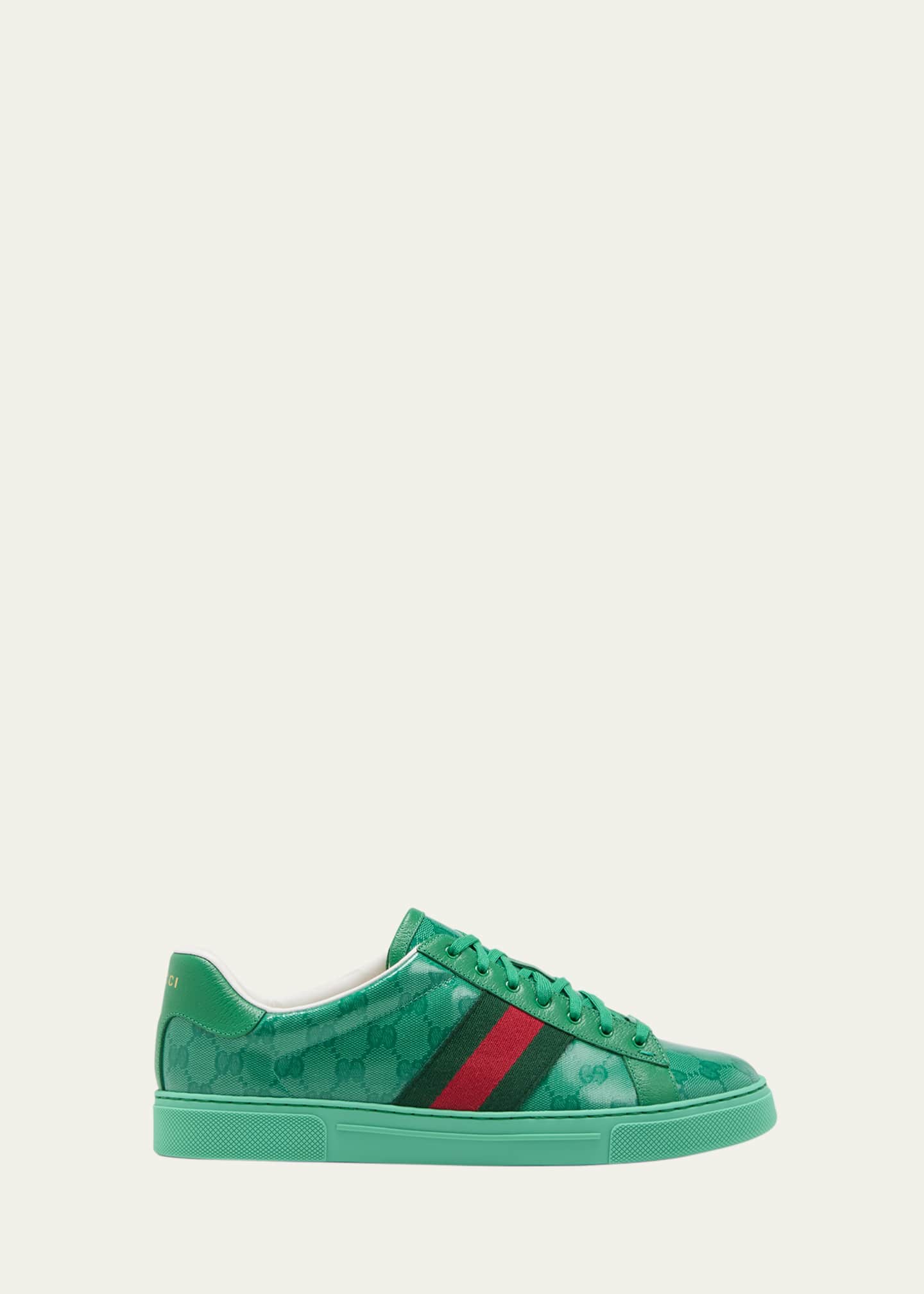 Mens gucci canvas sneakers hotsell