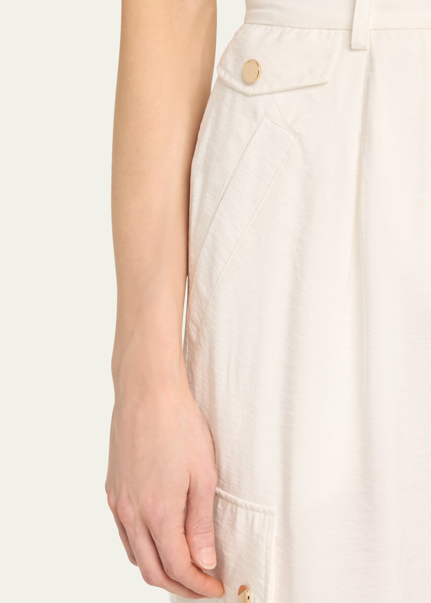 Ramy Brook Emil Wide-Leg Relaxed Cargo Pants Image 5 of 5