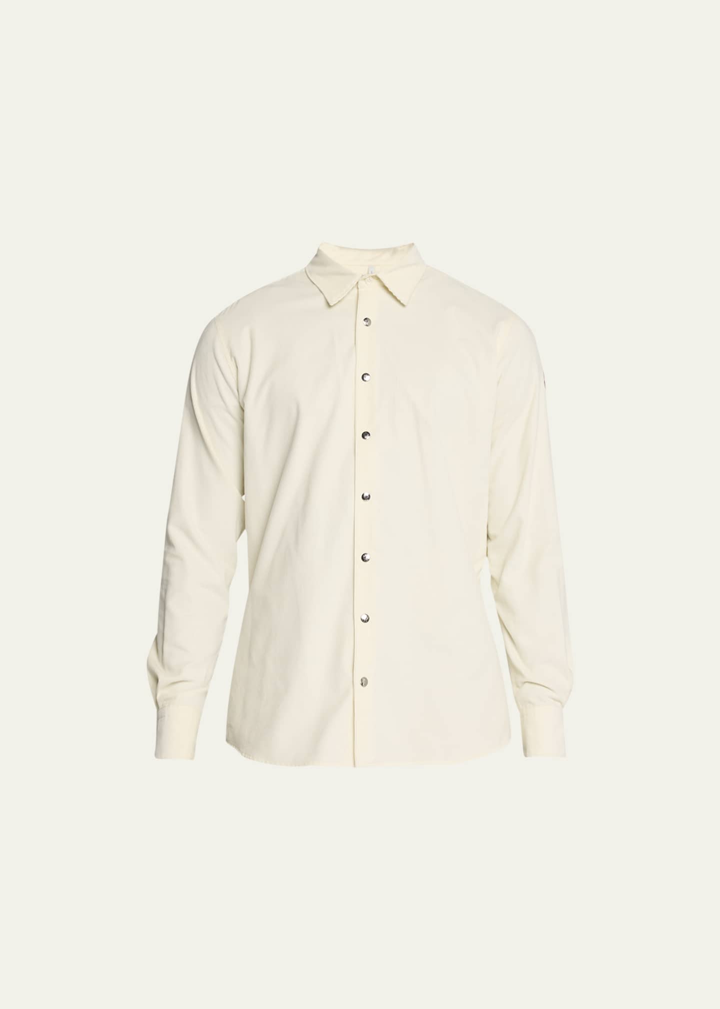 Moncler Men's Corduroy Snap-Front Shirt Image 1 of 5