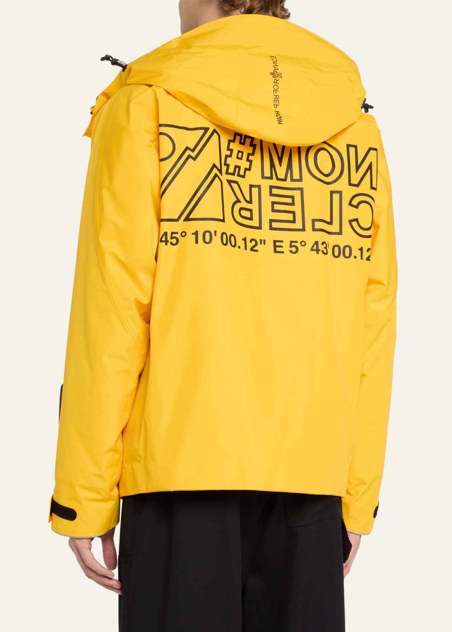 Moncler logo top print jacket