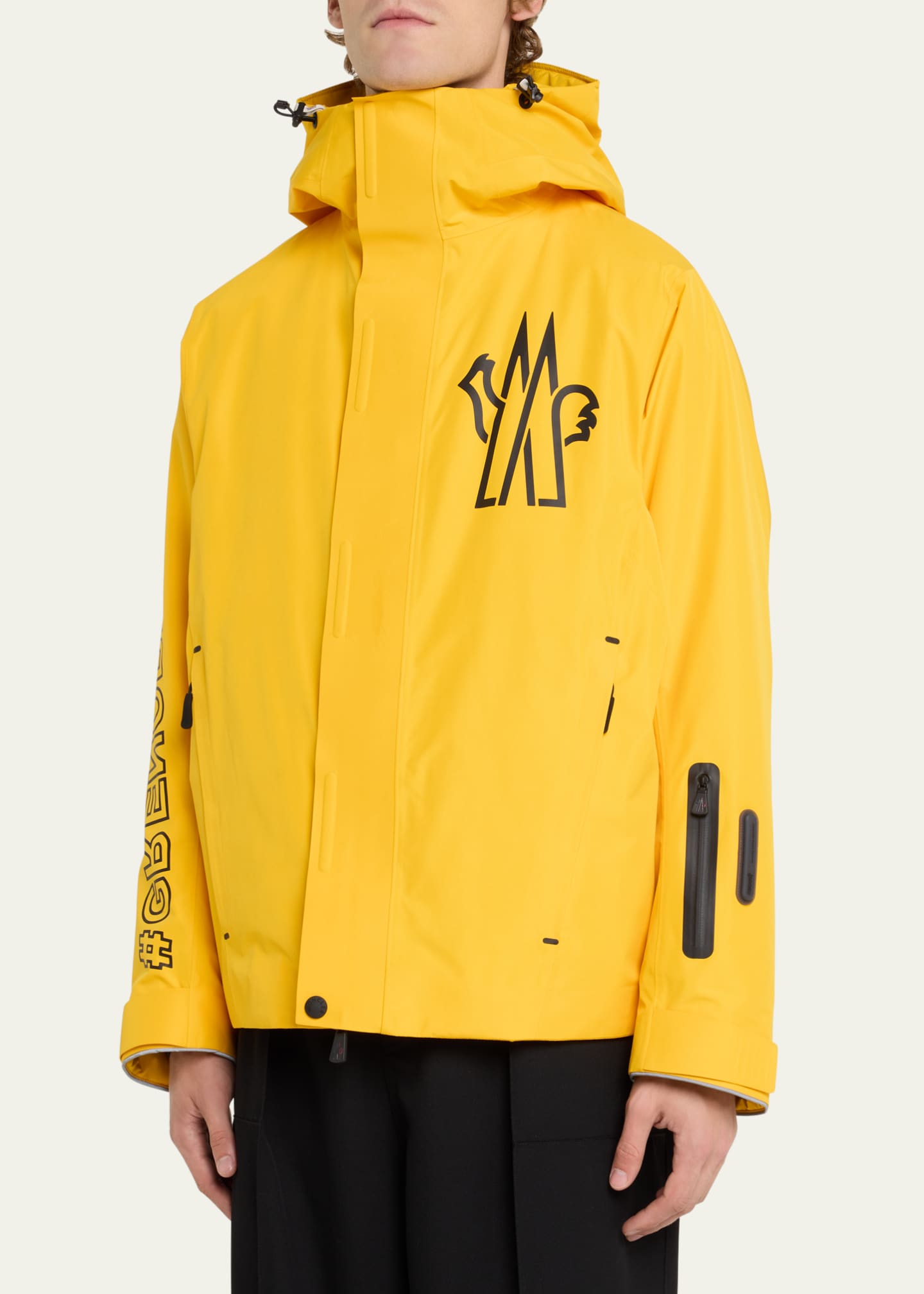 Moncler all store over print jacket