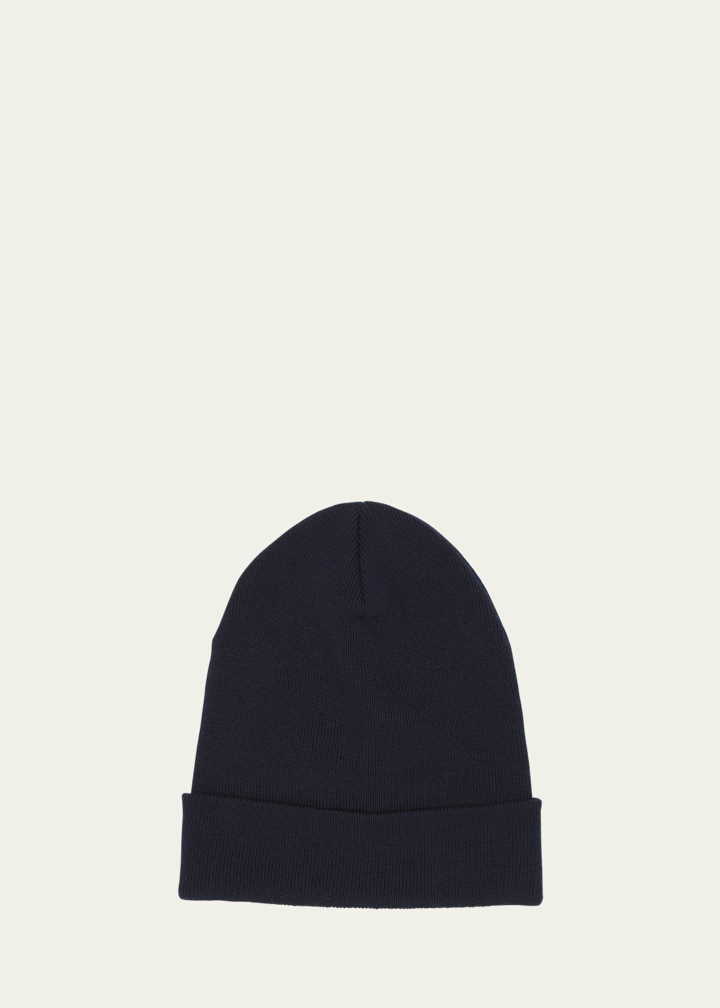 Moncler Grenoble Men s Wool Rib Knit Beanie Bergdorf Goodman
