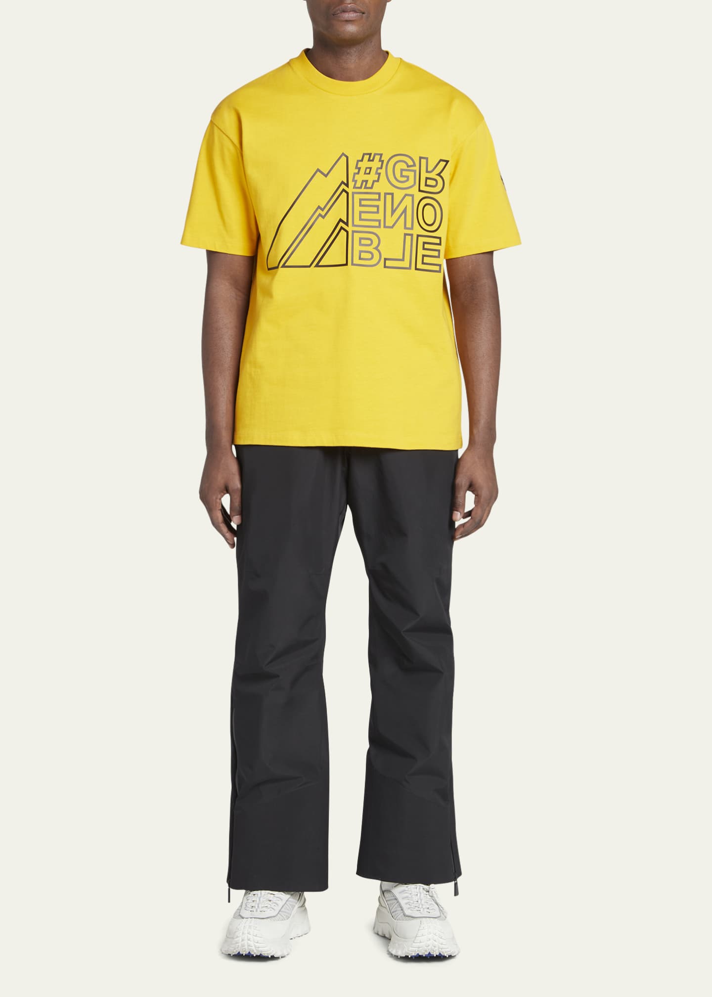 Moncler Men's Outline Logo T-Shirt - Bergdorf Goodman