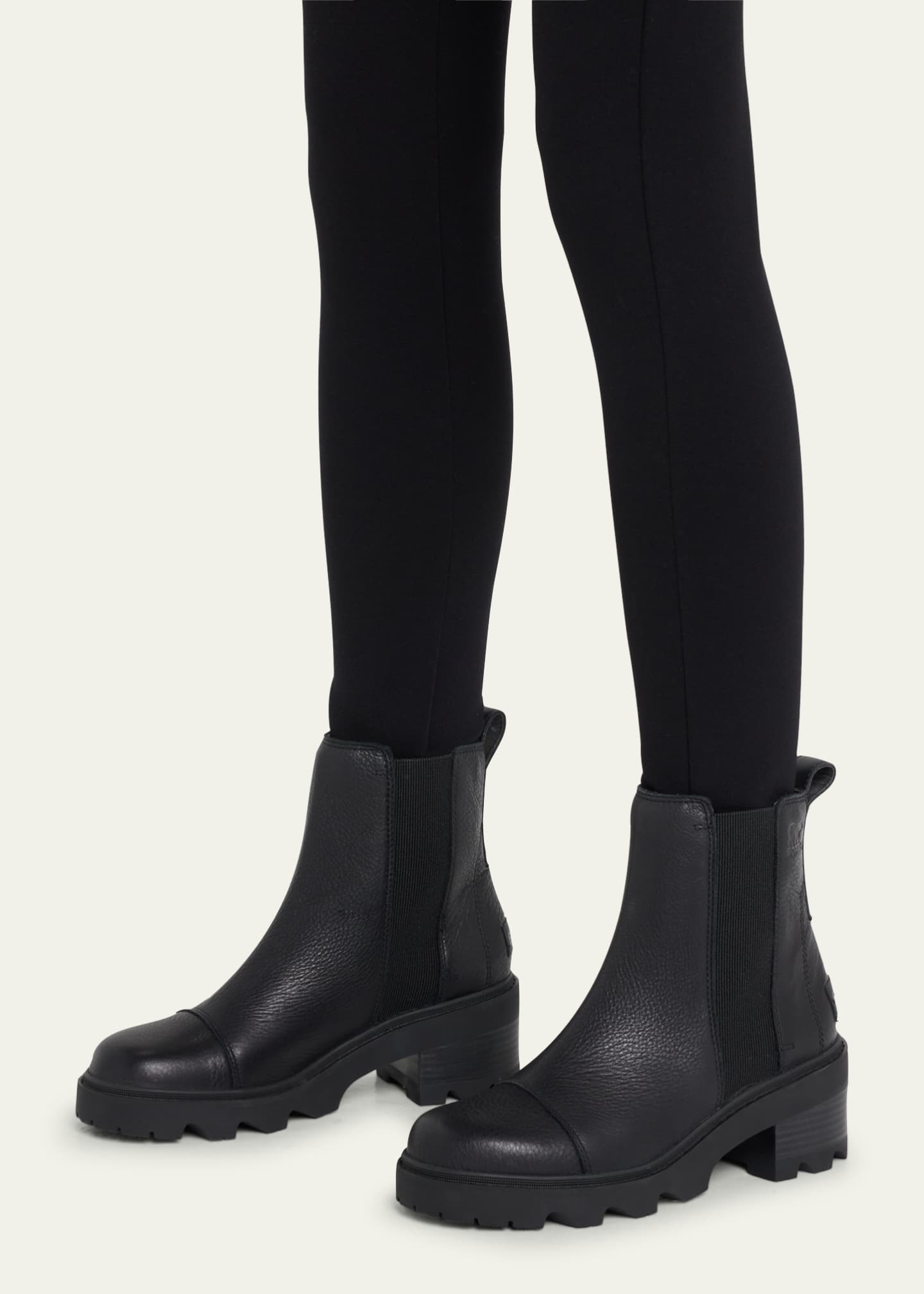 Sorel Joan Now Leather Chelsea Ankle Boots
