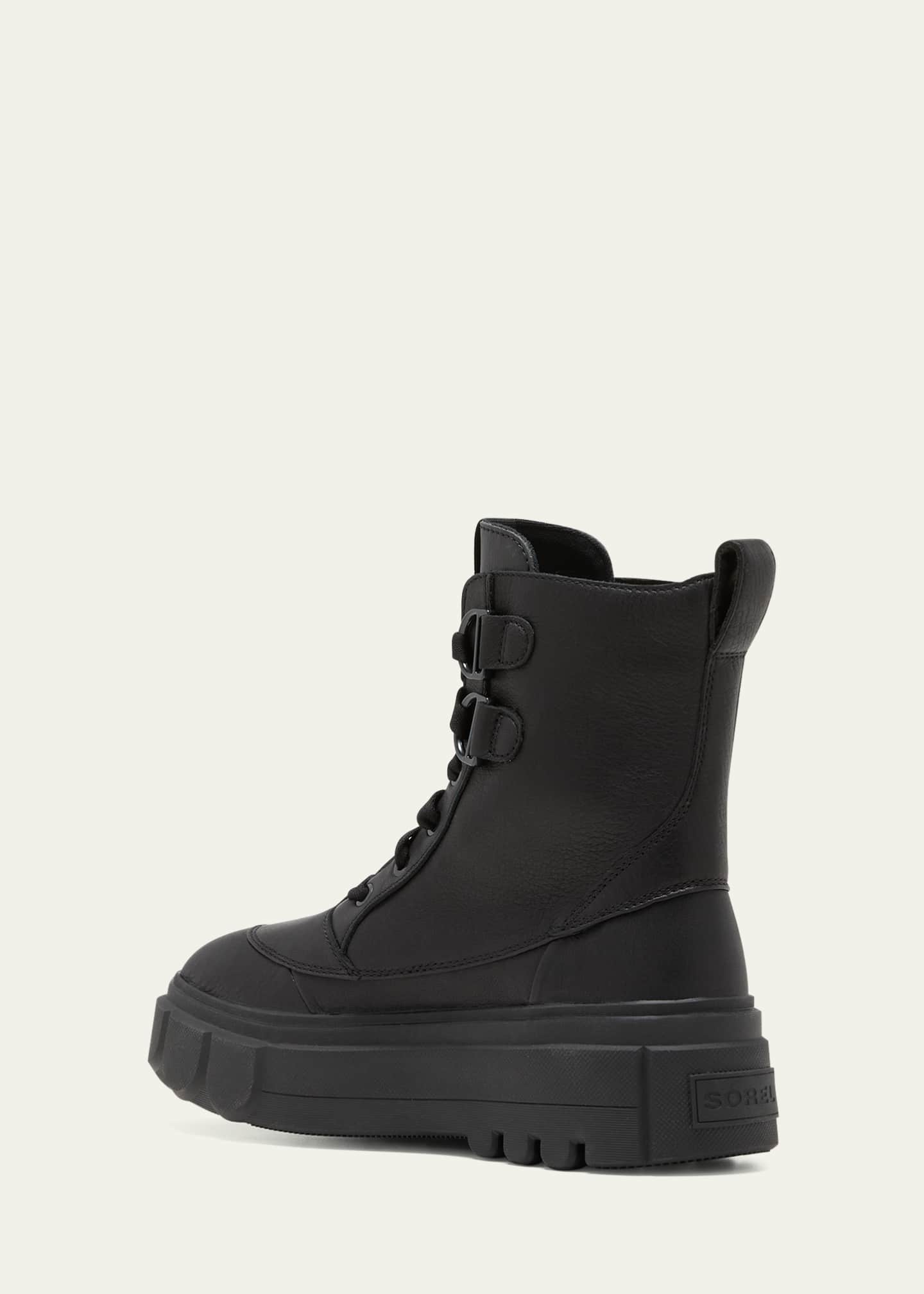 Sorel Caribou Leather Lace-Up Boots - Bergdorf Goodman