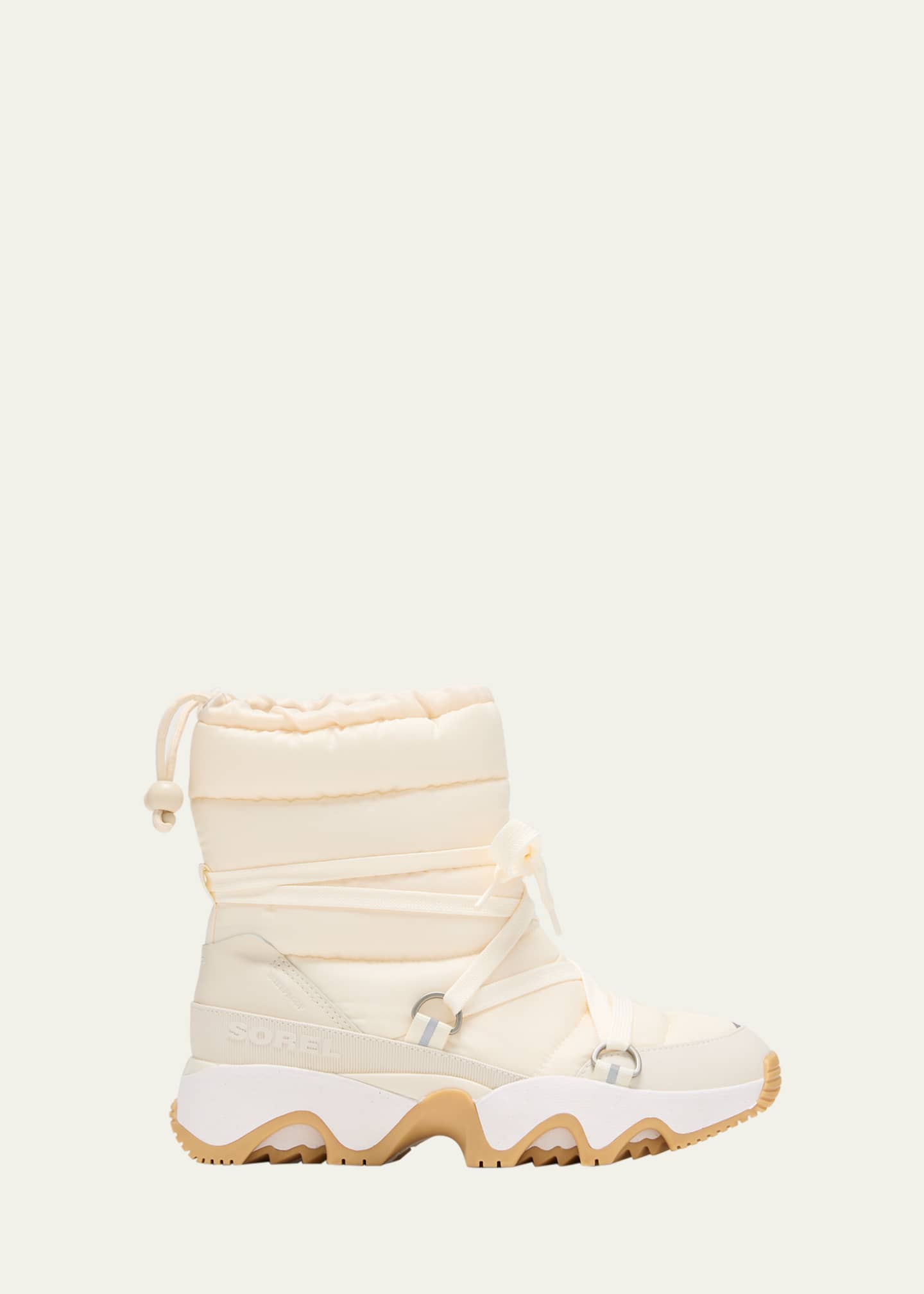 White lace up snow boots discount