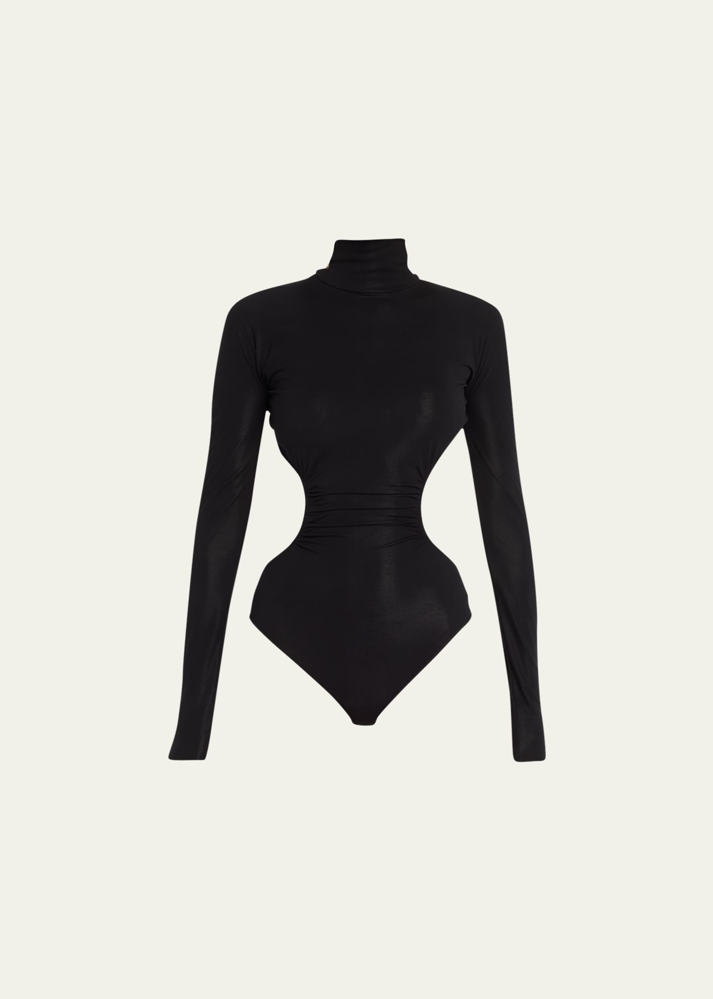 Turtleneck bodysuit in black - Wolford