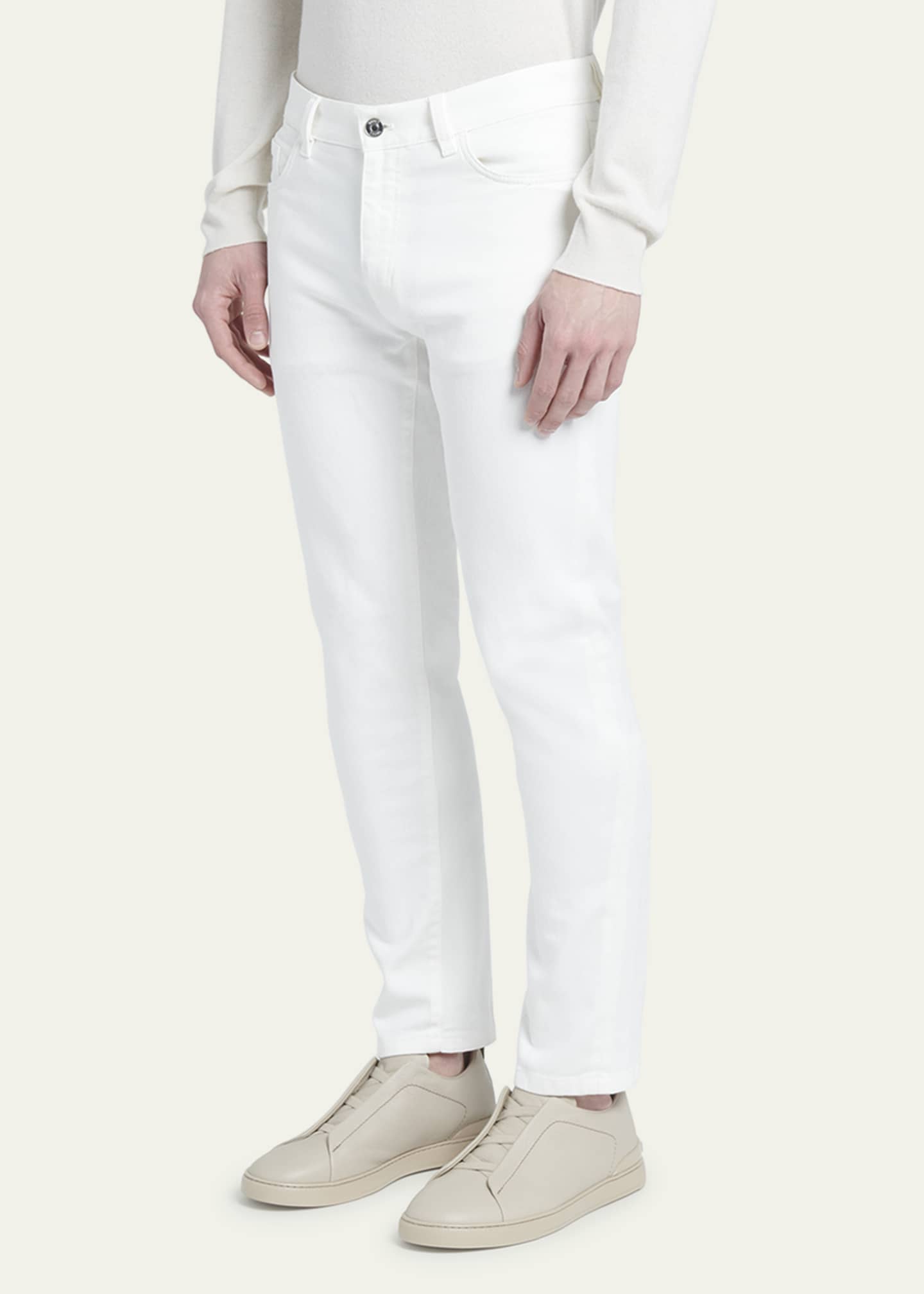 Men's Slim Stretch 5-Pocket Pants - Thumbnail 4