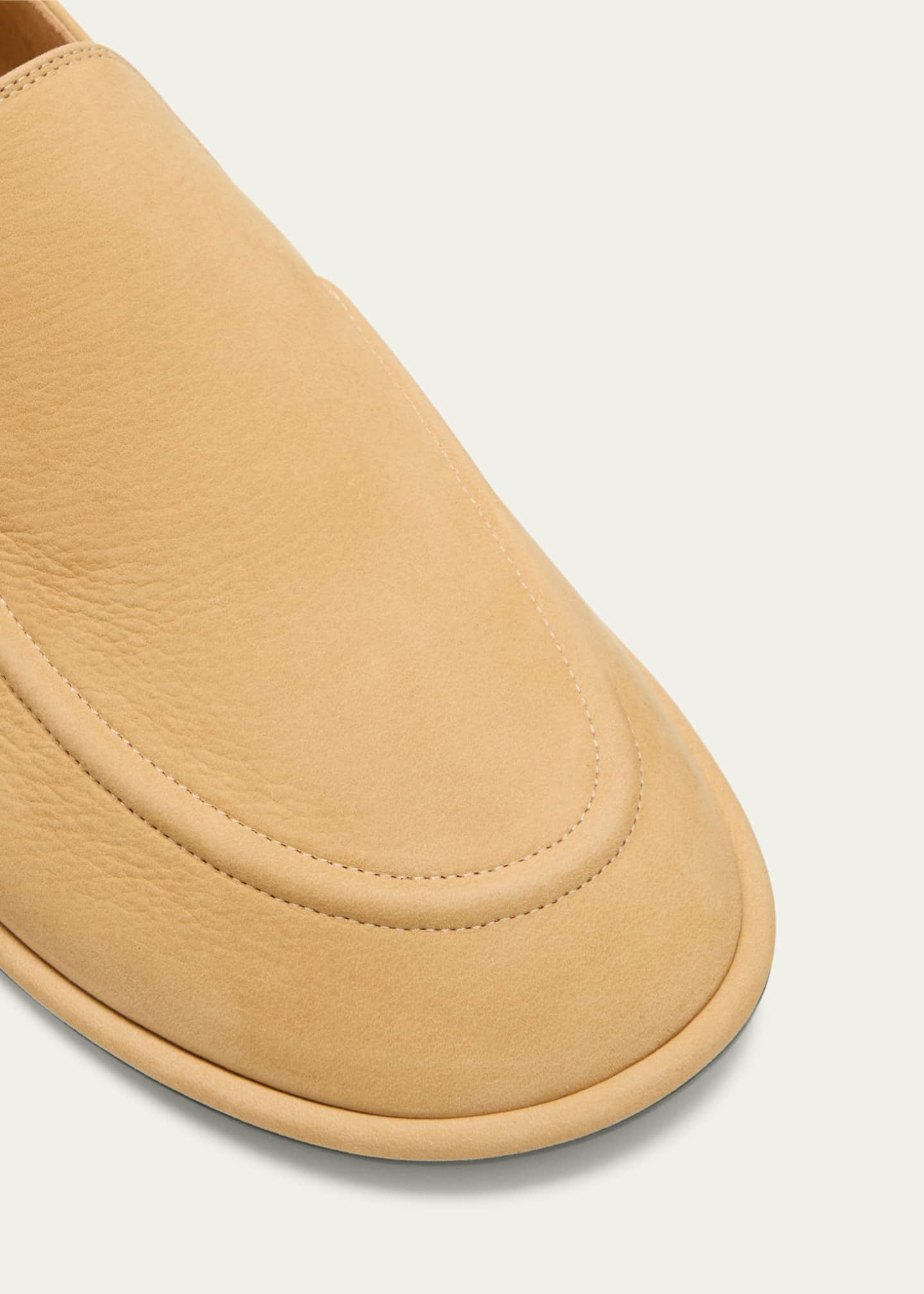 THE ROW Canal Leather SlipOn Loafers Bergdorf Goodman