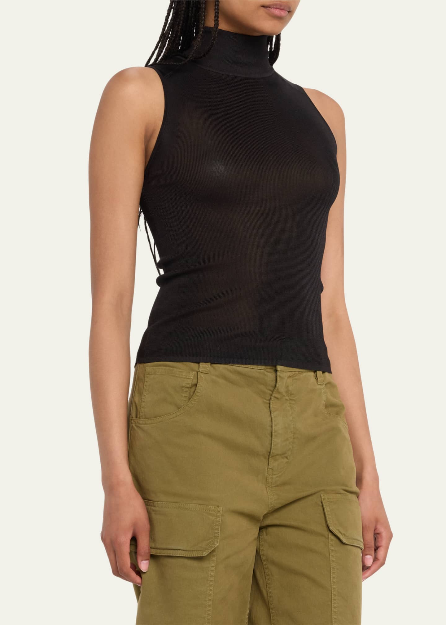 Nili Lotan Ramsey Sleeveless Sweater Top Image 4 of 5