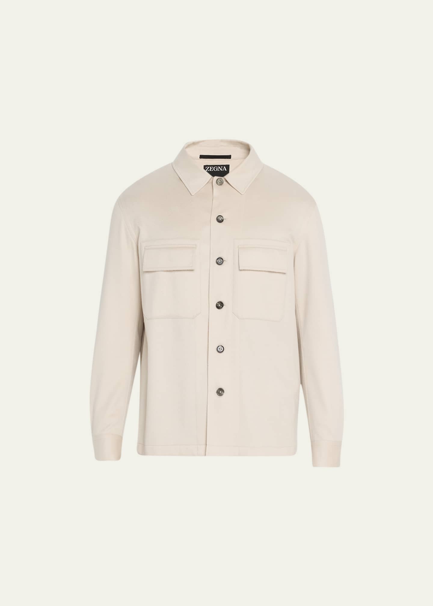 ZEGNA Men's Oasi Cashmere Overshirt Image 1 of 5