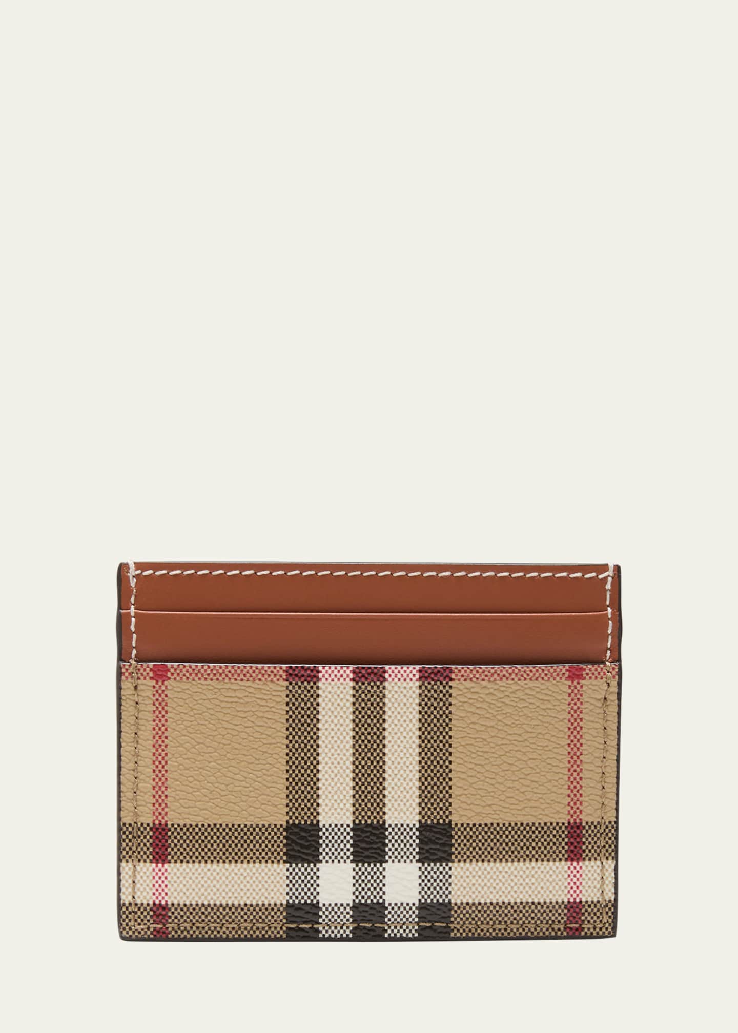 Burberry Sandon Check Card Holder Bergdorf Goodman