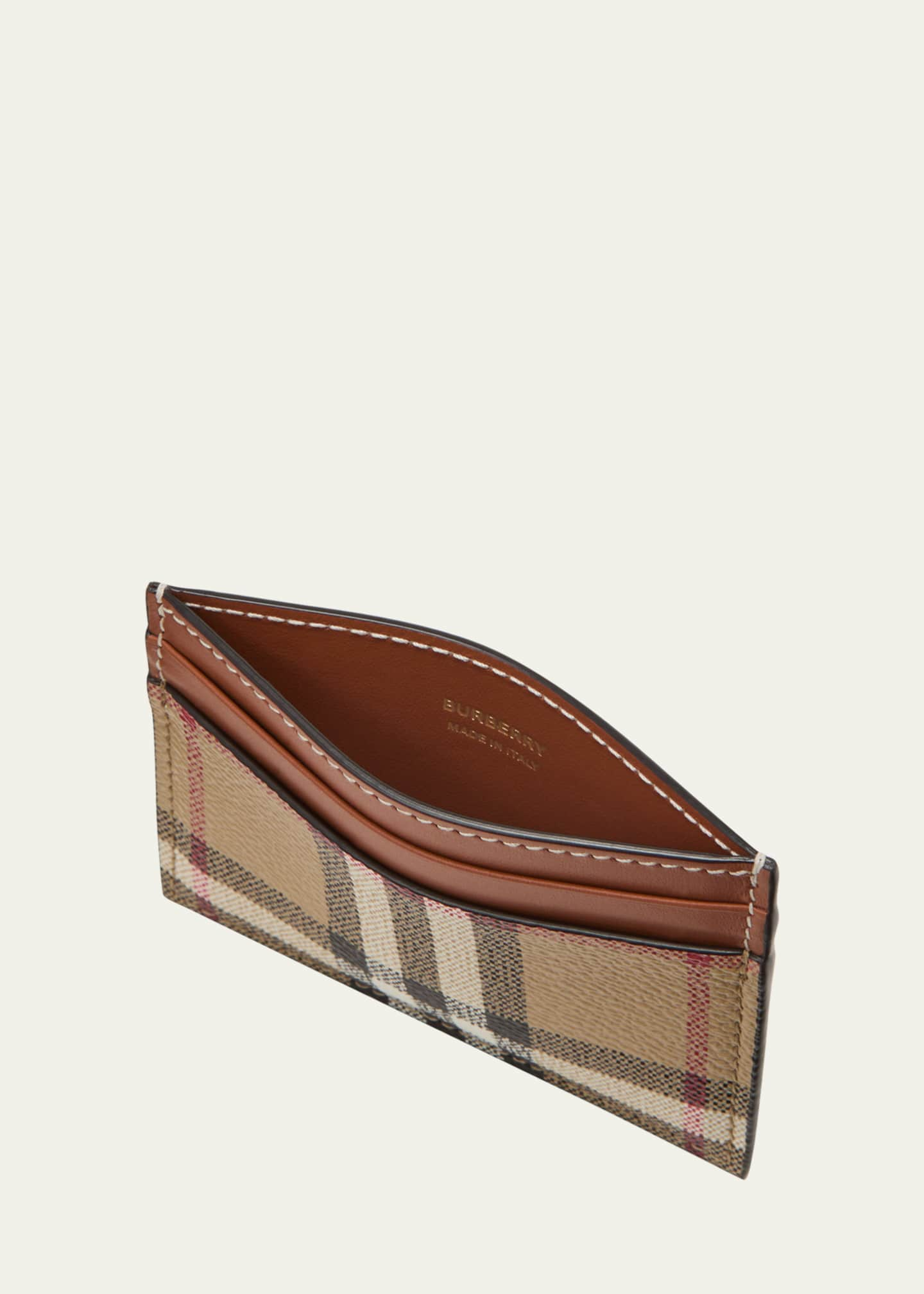 Burberry Sandon Check Card Holder