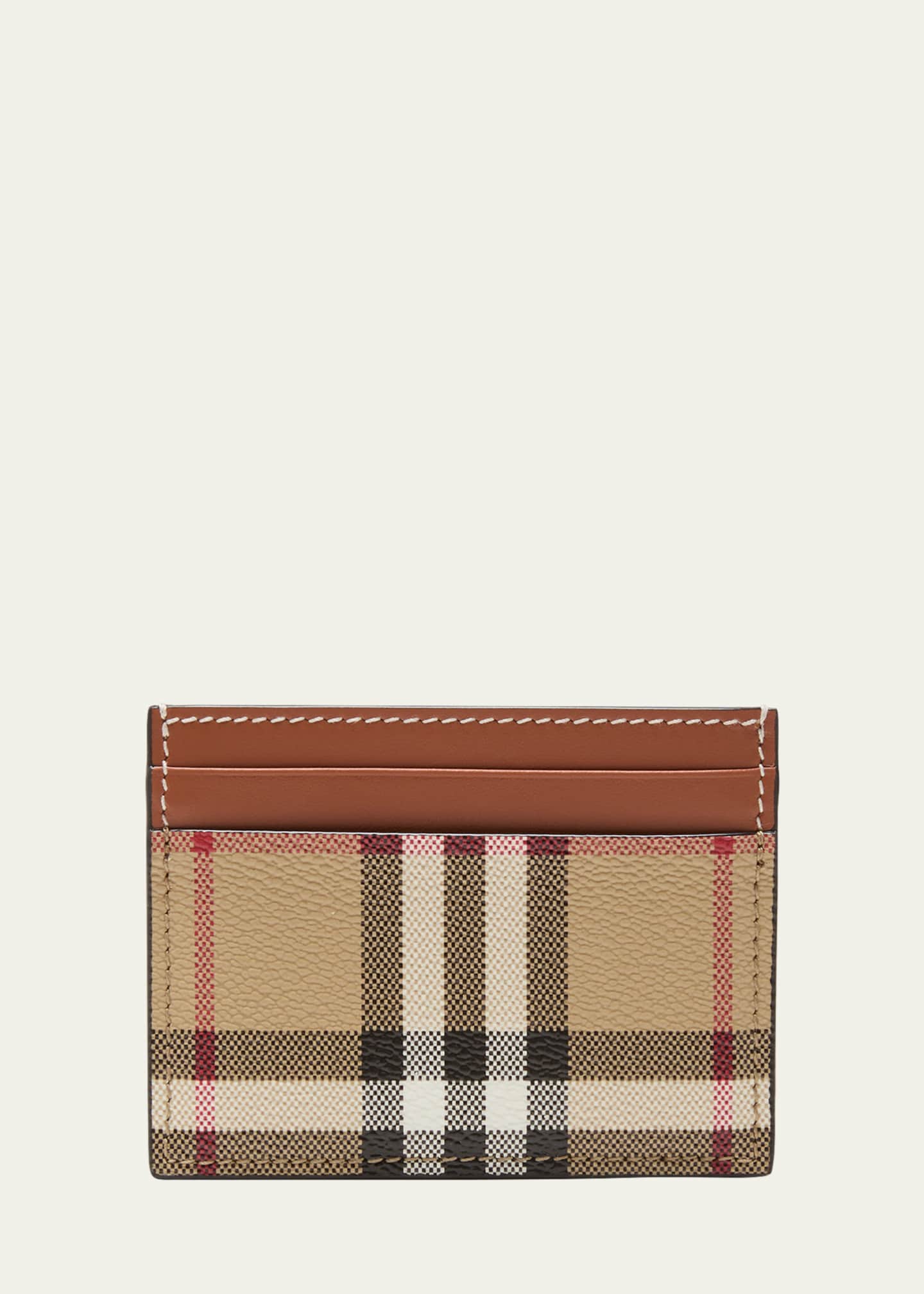 Burberry Sandon Check Card Holder Bergdorf Goodman