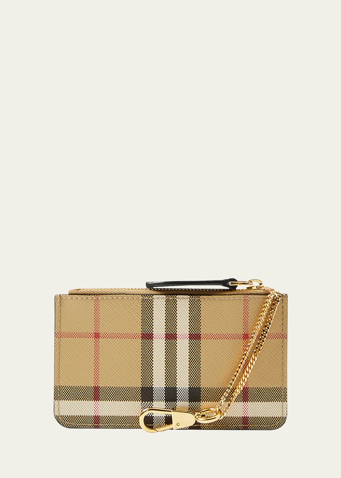 Burberry nova check wallet online