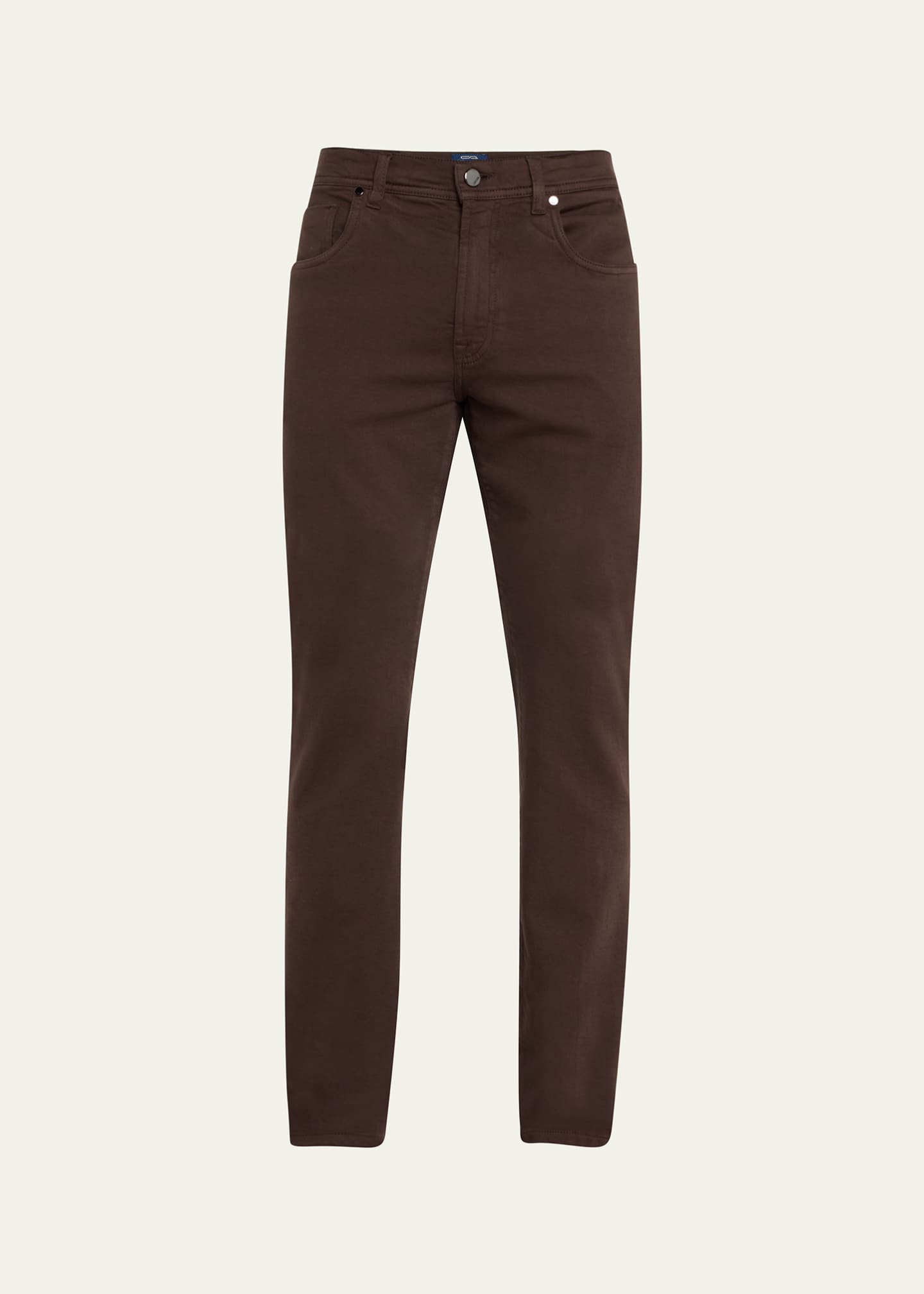 Cesare Attolini Men's 5-Pocket Stretch Twill Pants