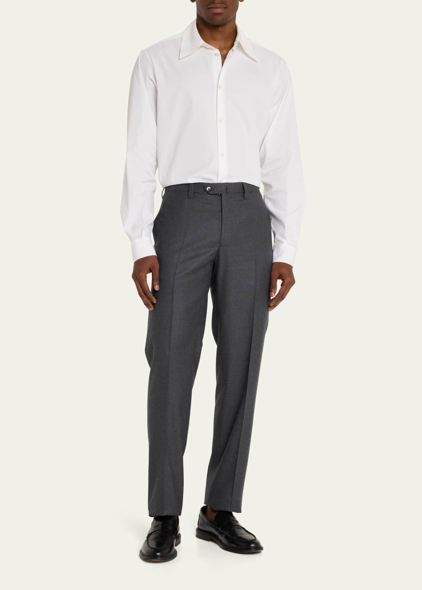 Cesare Attolini Men's Super 150s Wool Pants Image 2 of 5