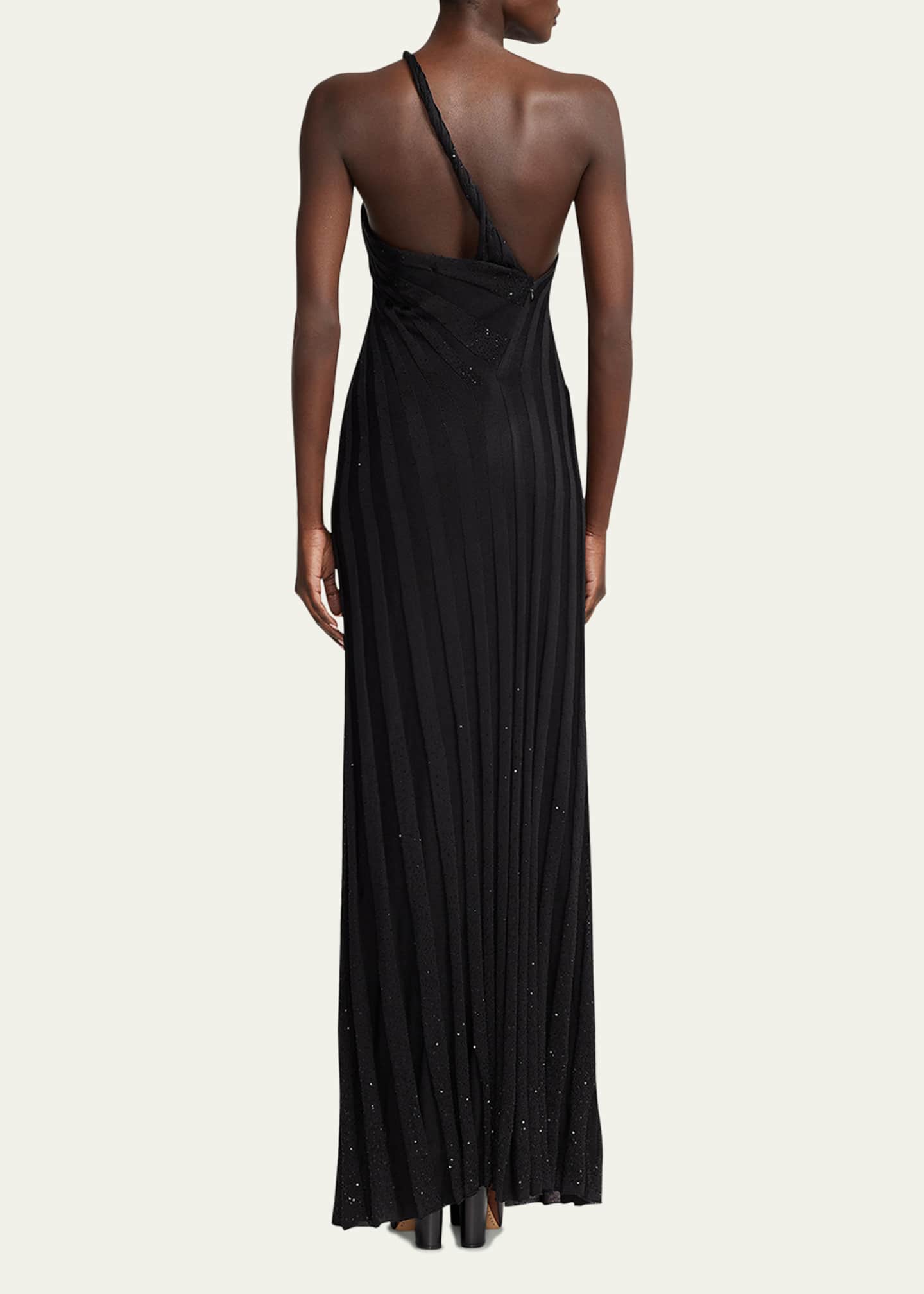 Ralph Lauren Collection Embellished One Shoulder Gown Bergdorf
